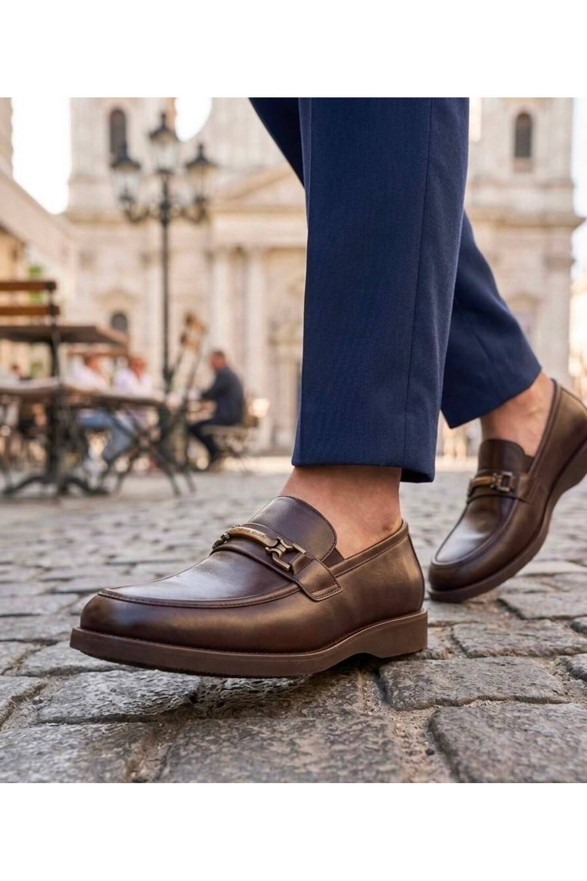 کفش راحتی مردانه چرم طبیعی مدل 119-569 پیر کاردین کفش کژوال Pierre Cardin