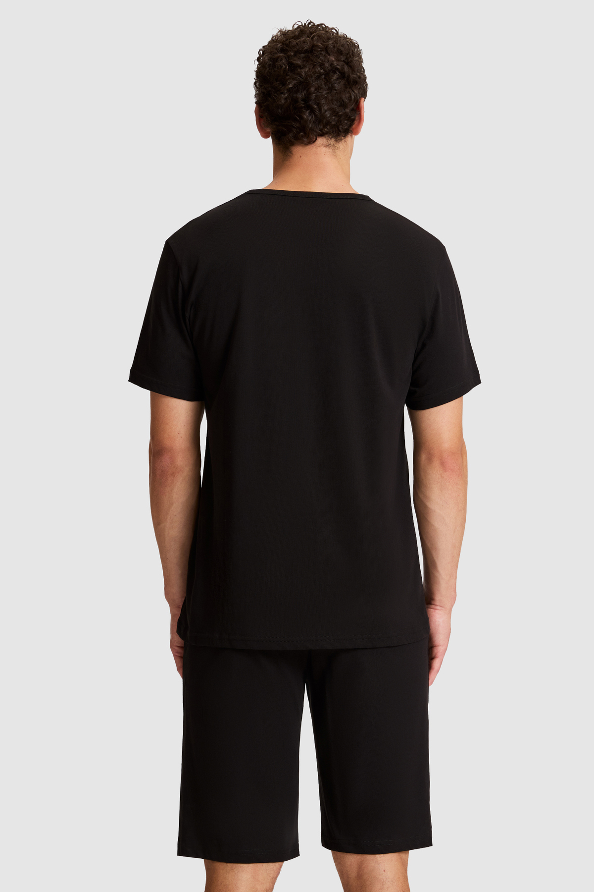 U.S. Polo Assn. Erkek Siyah Pijama Takımı 50326135-VR046 görsel 5
