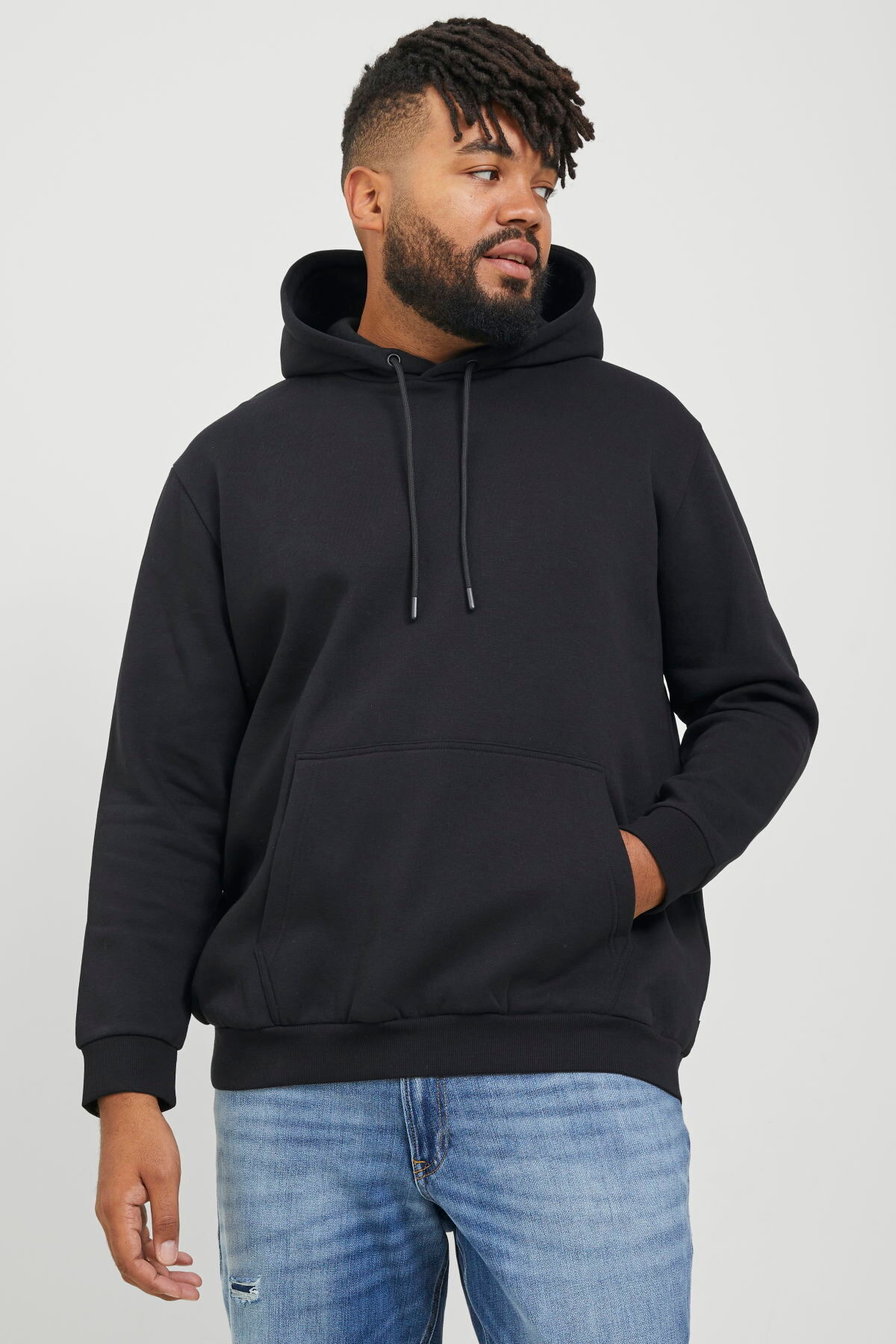 Jack & Jones Büyük Beden Kapüsonlu Sweatshirt - Bradley