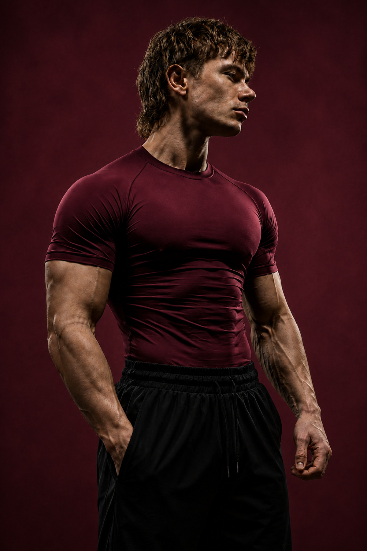 Raw Limits Basic Erkek Kısa Kollu Compression T-Shirt Dar Kesim Fitness Gym Antrenman Tişörtü