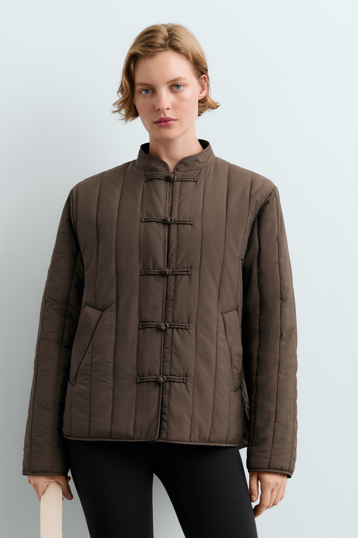 Oysho FELLEX® AEROGEL dolgulu kısa boxy ceket görsel 2