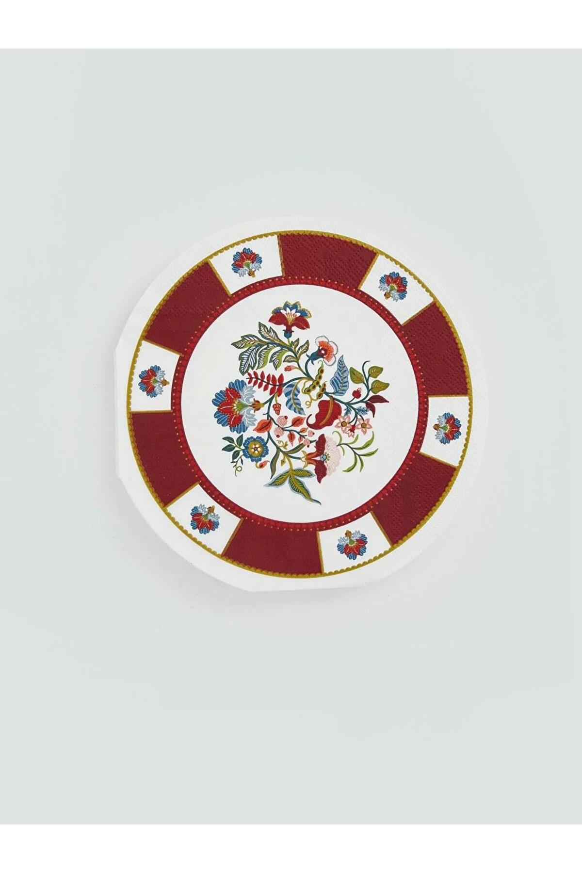 دستمال کاغذی طرح گلدار مخلوطی 20 عددی (W6)