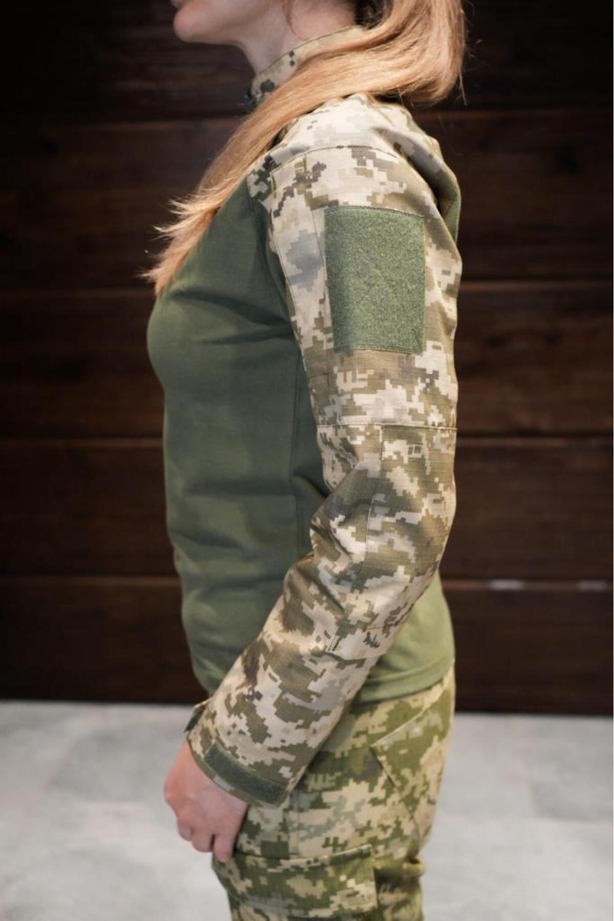 Unisex Outdoor Combat Tişört - Piksel Kamuflaj, S Beden — رنگارنگ 153.02.354 — تصویر 2 از 4