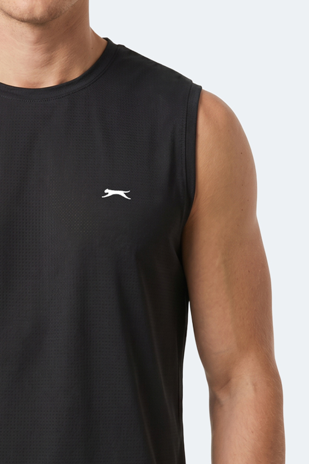 Slazenger HEROFIT IN Erkek Kolsuz Siyah Atlet görsel 2