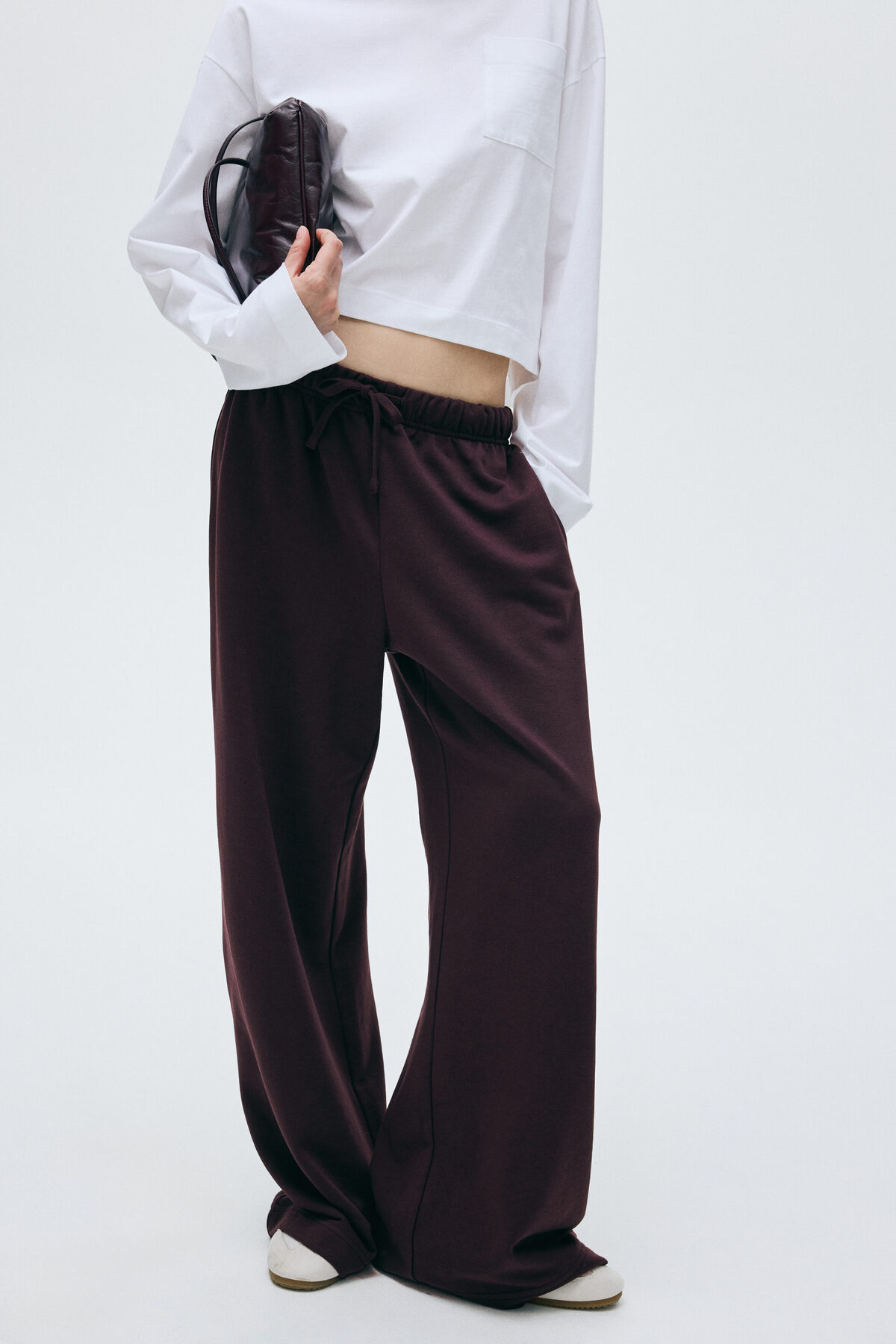 Düz Paçalı Jogger Pantolon