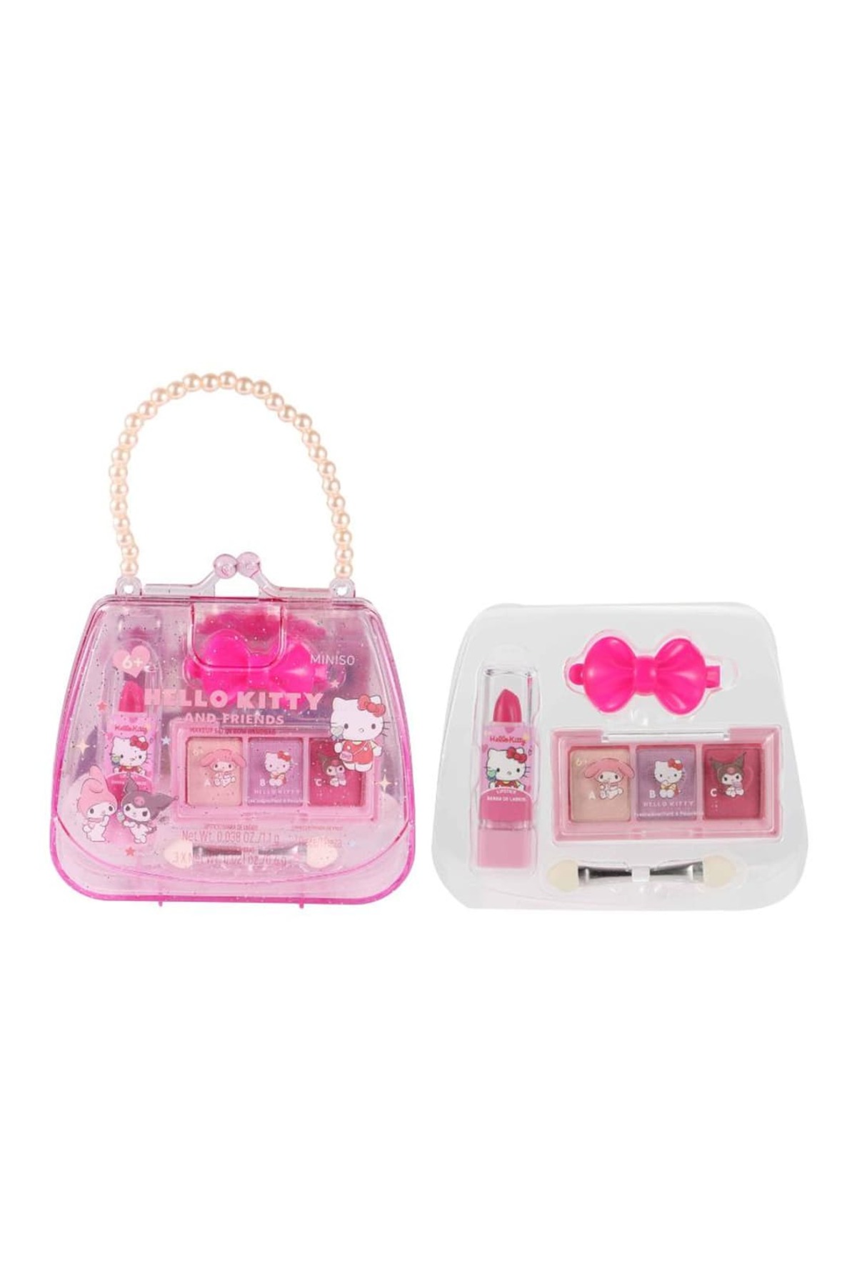 Lisanslı Hello Kitty ve Arkadaşları Ruj, Far Paleti ve Saç Tokası Seti – Renkli Stil — 2024985410102 — تصویر 5 از 5