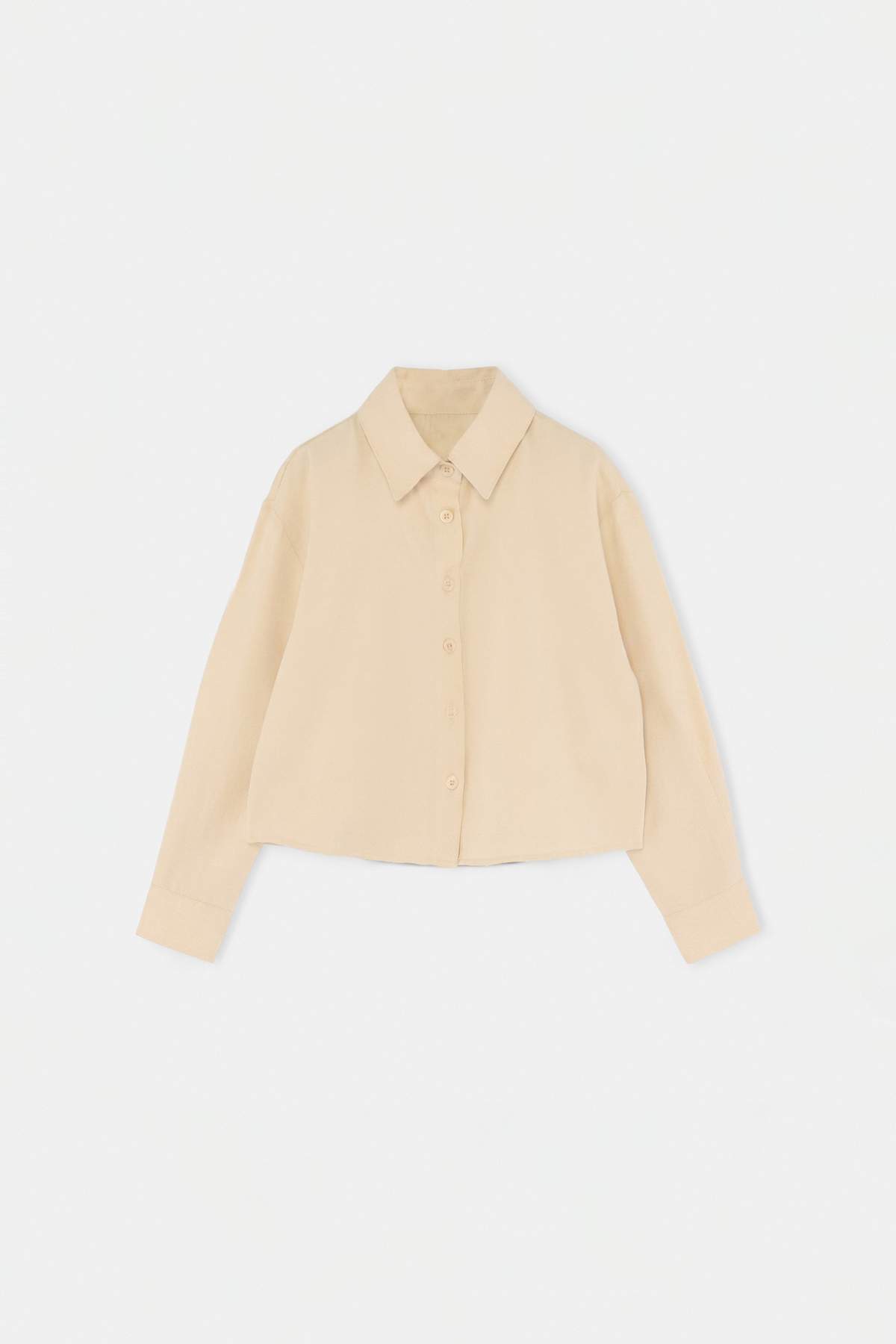Trendyolmilla Kids Ekru Uzun Gömlek TKDAW27GO00002
