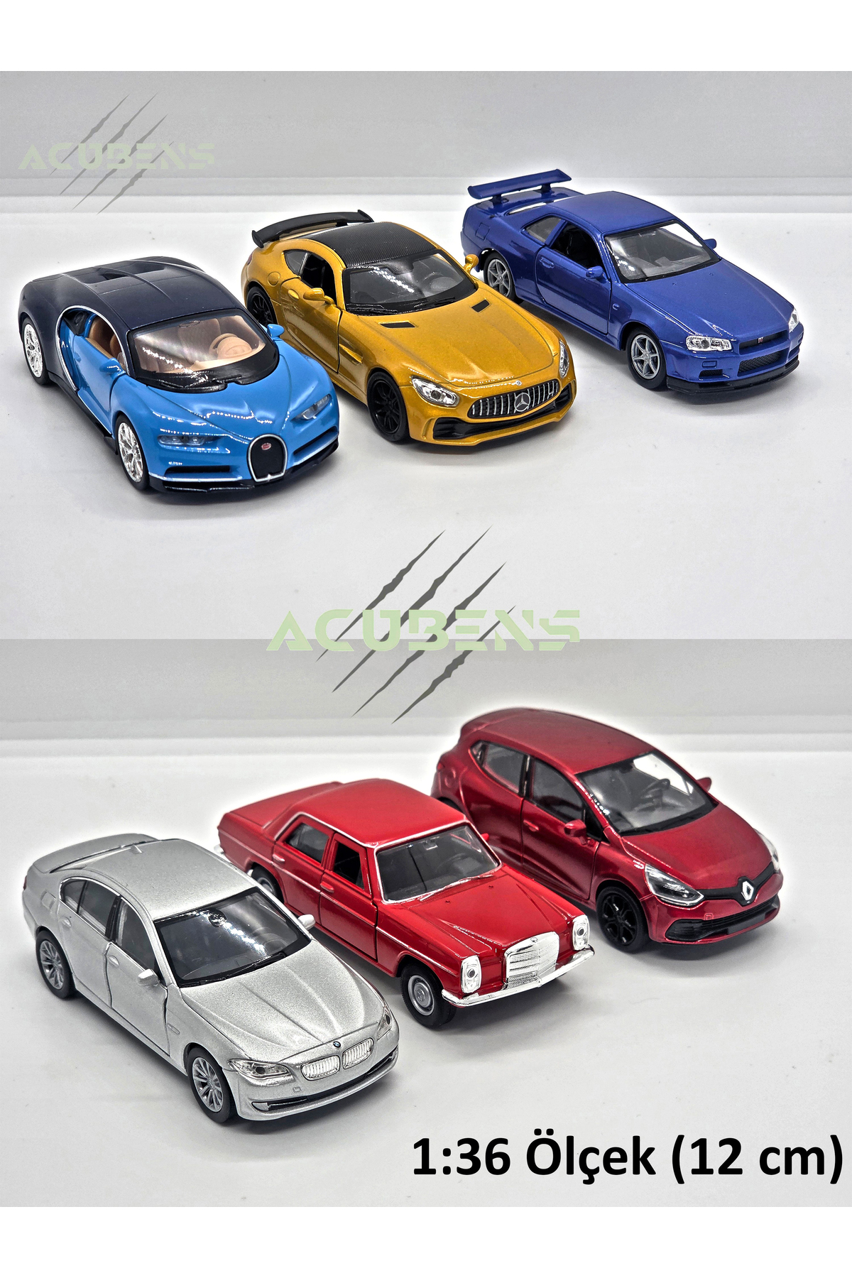 Acubens Diecast Metal Model Koleksiyonluk Çek Bırak Oyuncak
