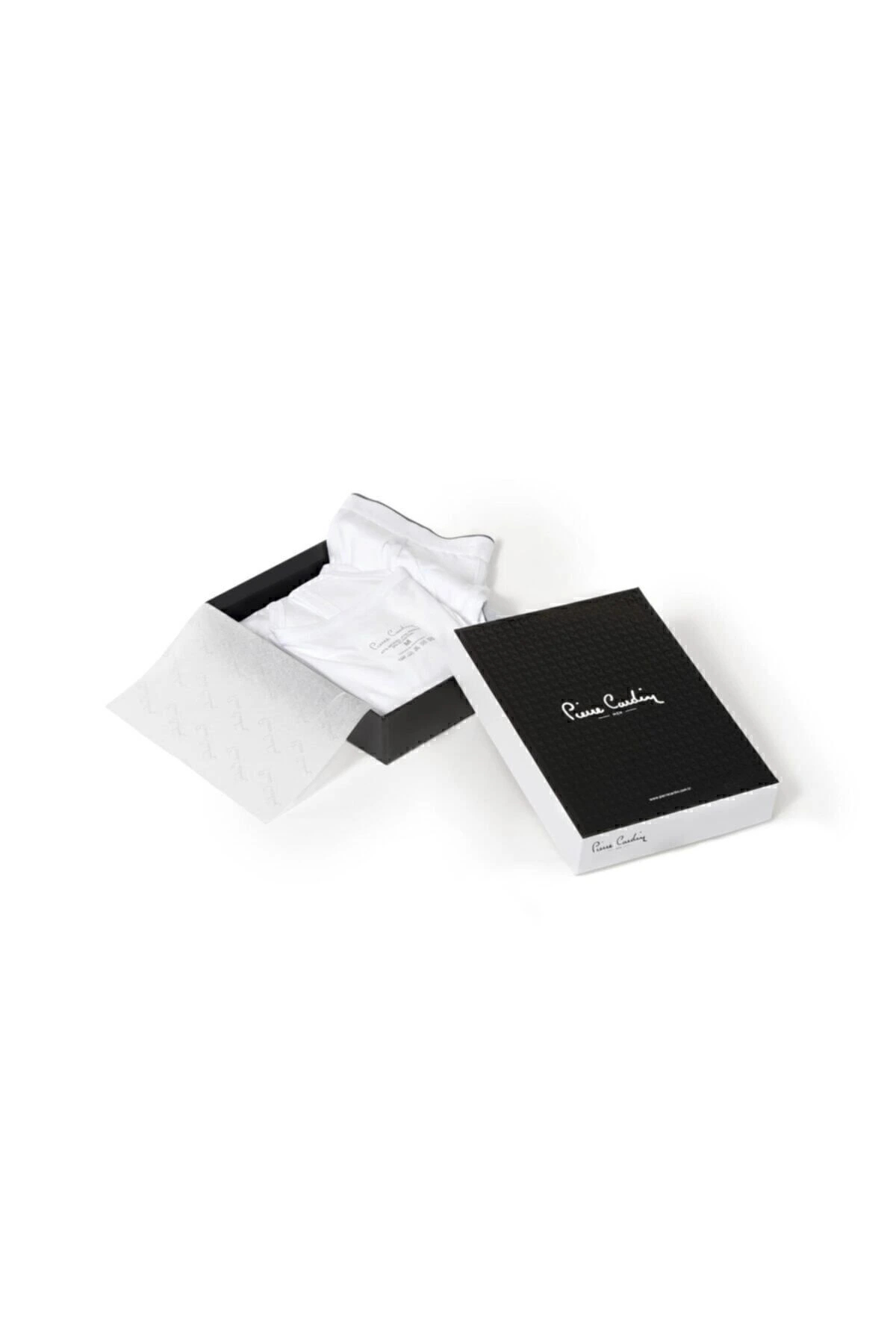 ست تاپ و شورت مردانه سفید مودال ۱۴۰ پیر کاردین ست لباس زیر Pierre Cardin
