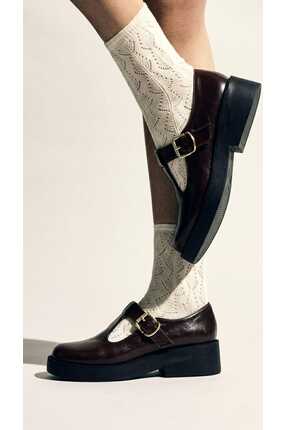 Luvesta Burgundy Crush Platform Mary Jane
