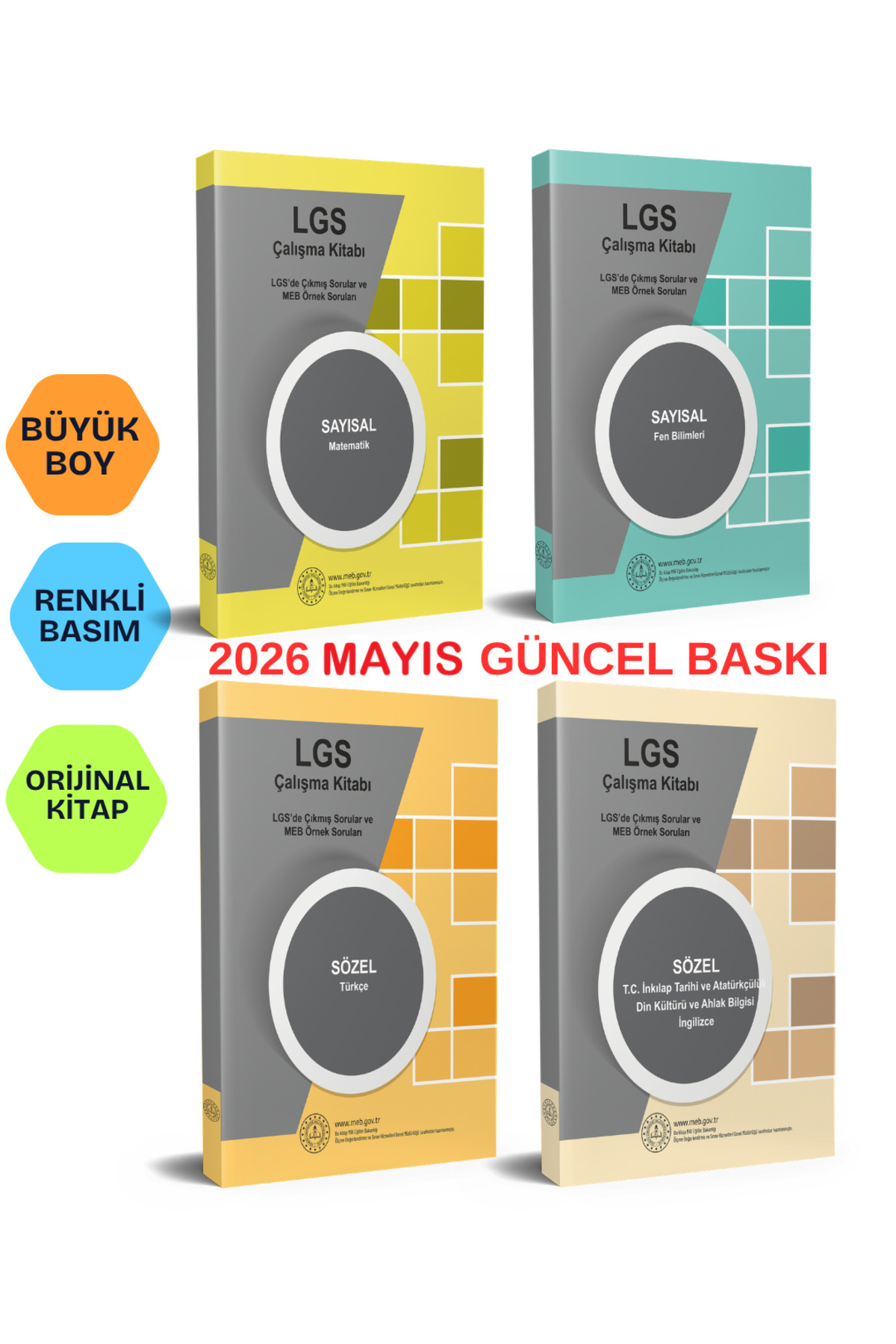 Kurul Yayıncılık 2026 (Mayıs Baskı) 8.Sınıf LGS Çıkmış Soru ve MEB
