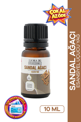 liora dg atelier istanbul Sandal Ağacı Yağı 10 ML Odunsu Esansiyel Uçucu Yağ ...