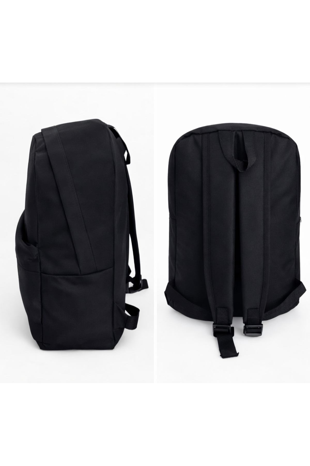 Wickerbag Wicker siyah sırt çantası görsel 3