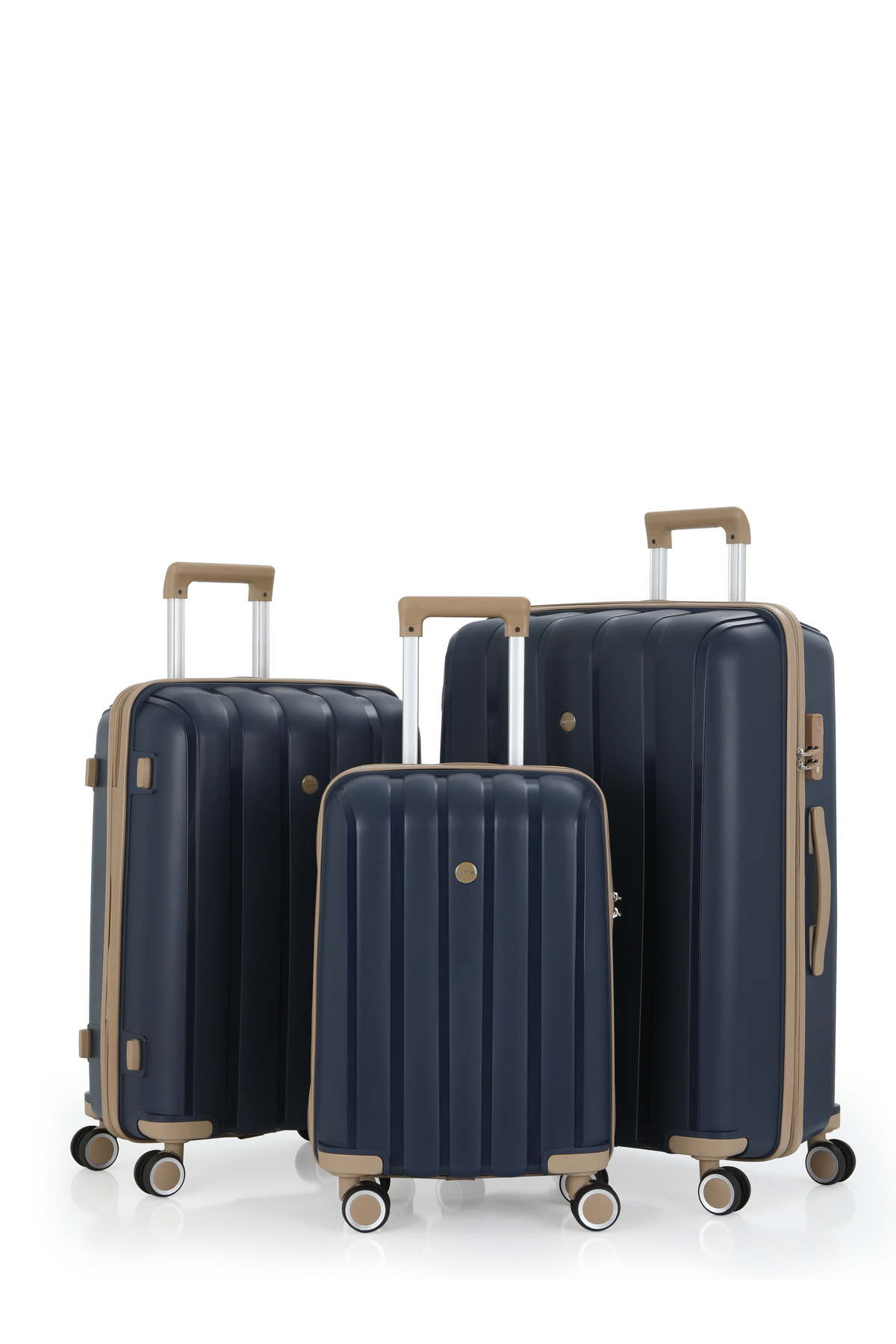 MÇS Triple Polypropylene Suitcase Set V305