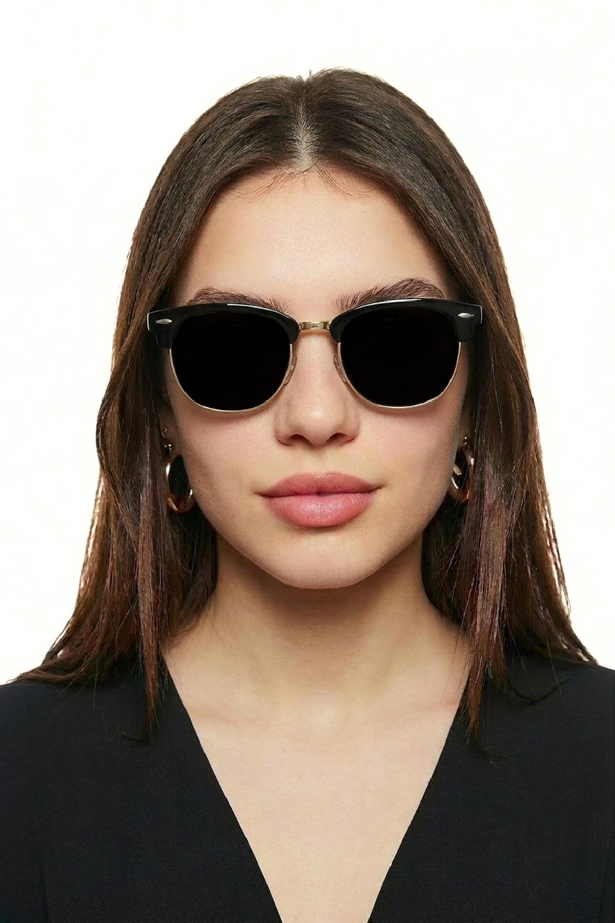 CLAES 3016 Club Master Black Unisex Güneş Gözlüğü görsel 4
