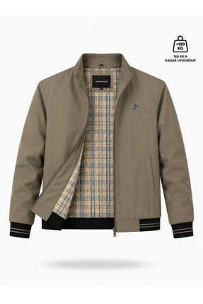 MOT&MONT Erkek Pamuk Polyester Karışım BONDED Kumaş Su ve RÜzgar Geçirmez Haf...