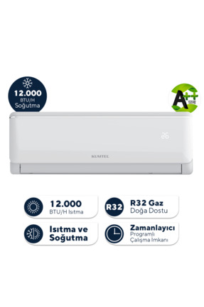 KUMTEL Sugi KMSAC-12 12.000 Btu A++ Inverter Duvar Tipi Split Klima (Montaj D...