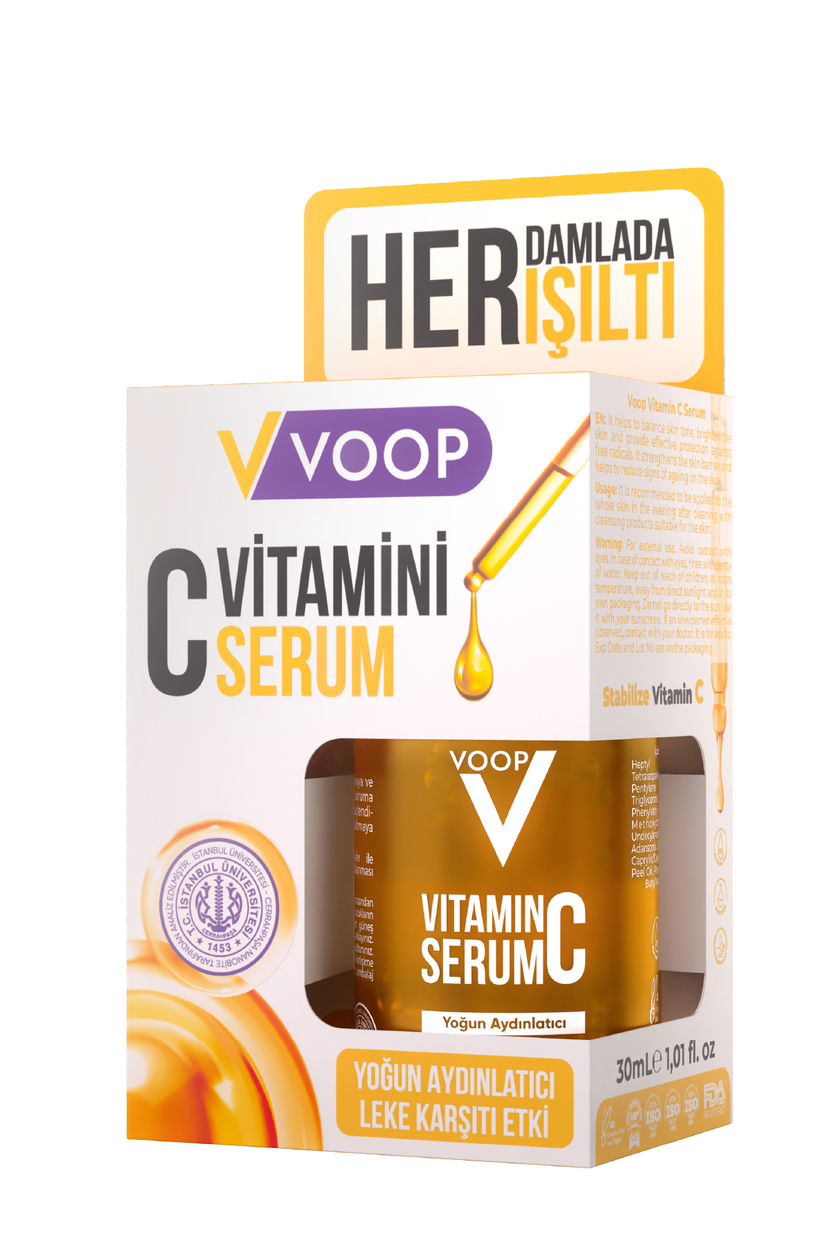 Yoğun Aydınlatıcı Ve Leke Karşıtı Vitamin C Serumu - 30 ml | %10 Vitamin C Içeriği Ile Etkili Bakım — 200 — تصویر 9 از 9