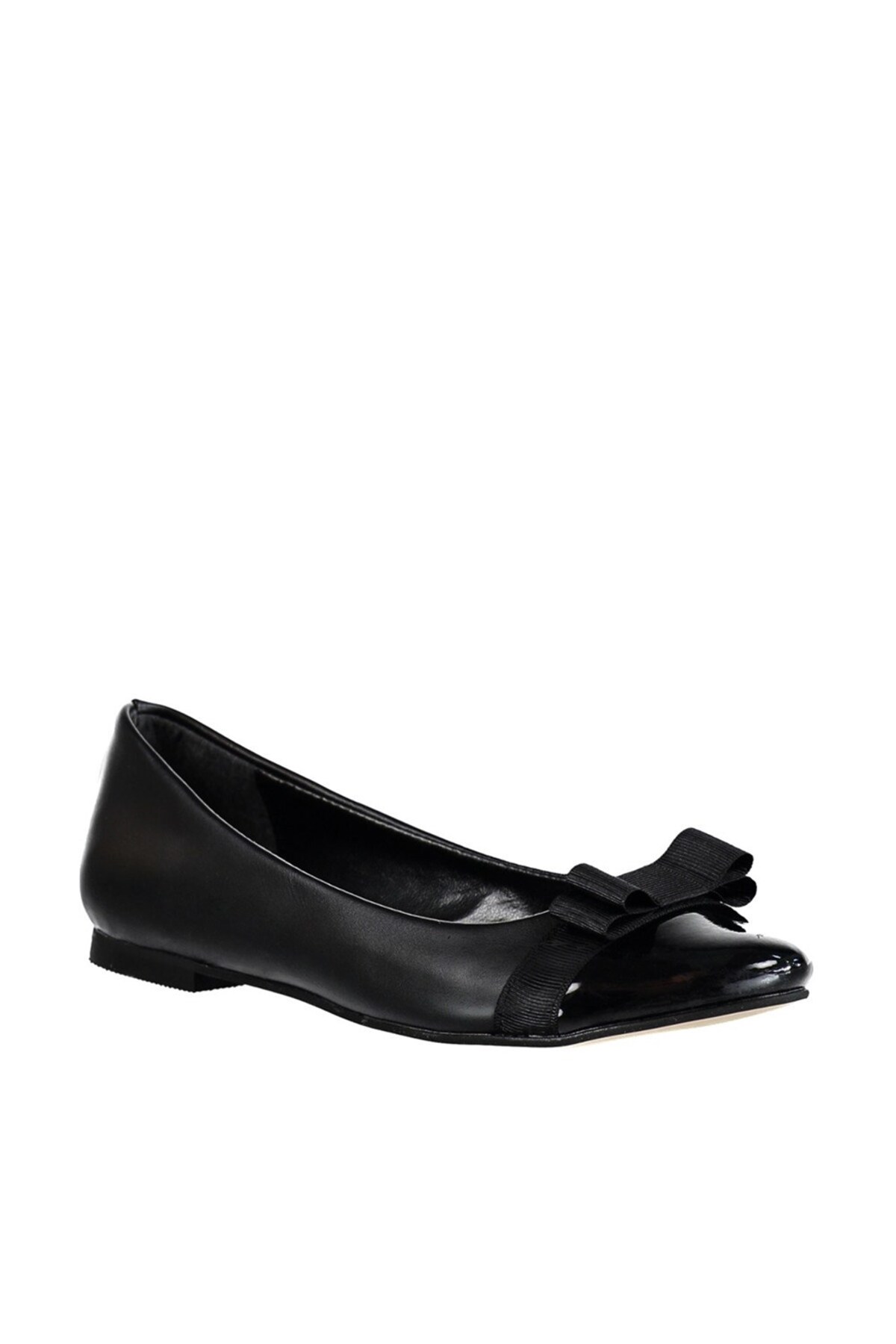 Fox Shoes Siyah Kadın Babet D726019509 görsel 7