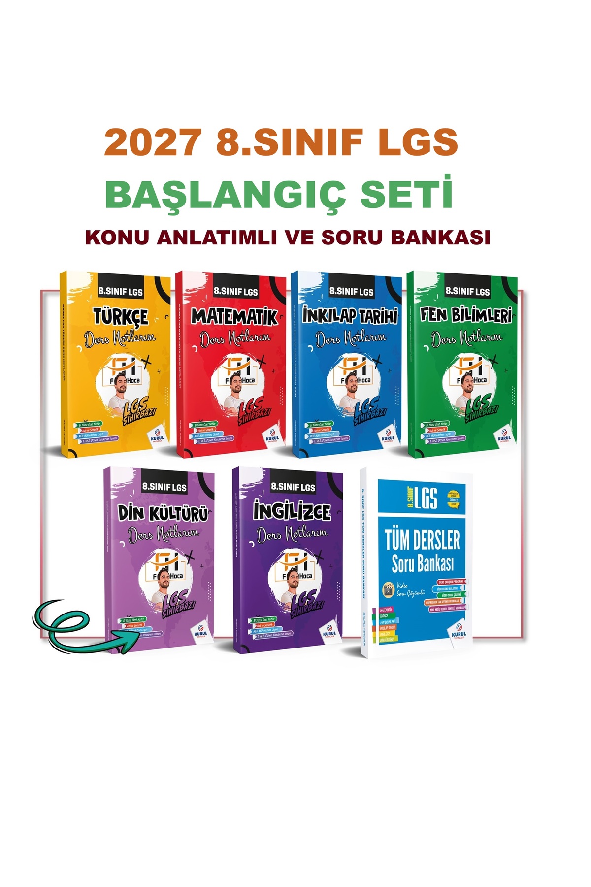 Kurul Yayıncılık 2027 8.sınıf Lgs Başlangıç Seti Tüm Dersler Konu
