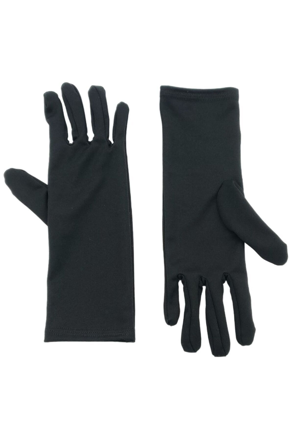 AXE SPORTSWEAR Siyah Uzun Çarşaf Tesettür Gösteri Merasim Tören Eldiveni Gloves görsel 2