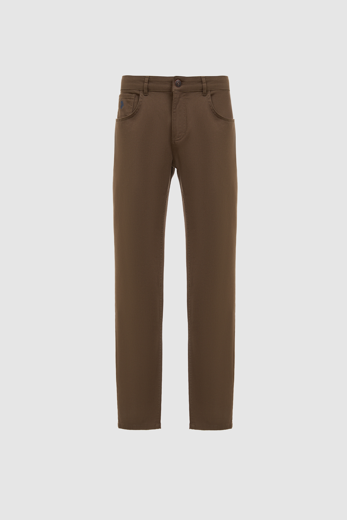 U.S. Polo Assn. Erkek Vizon Kanvas Pantolon 50326128-VR052 görsel 7