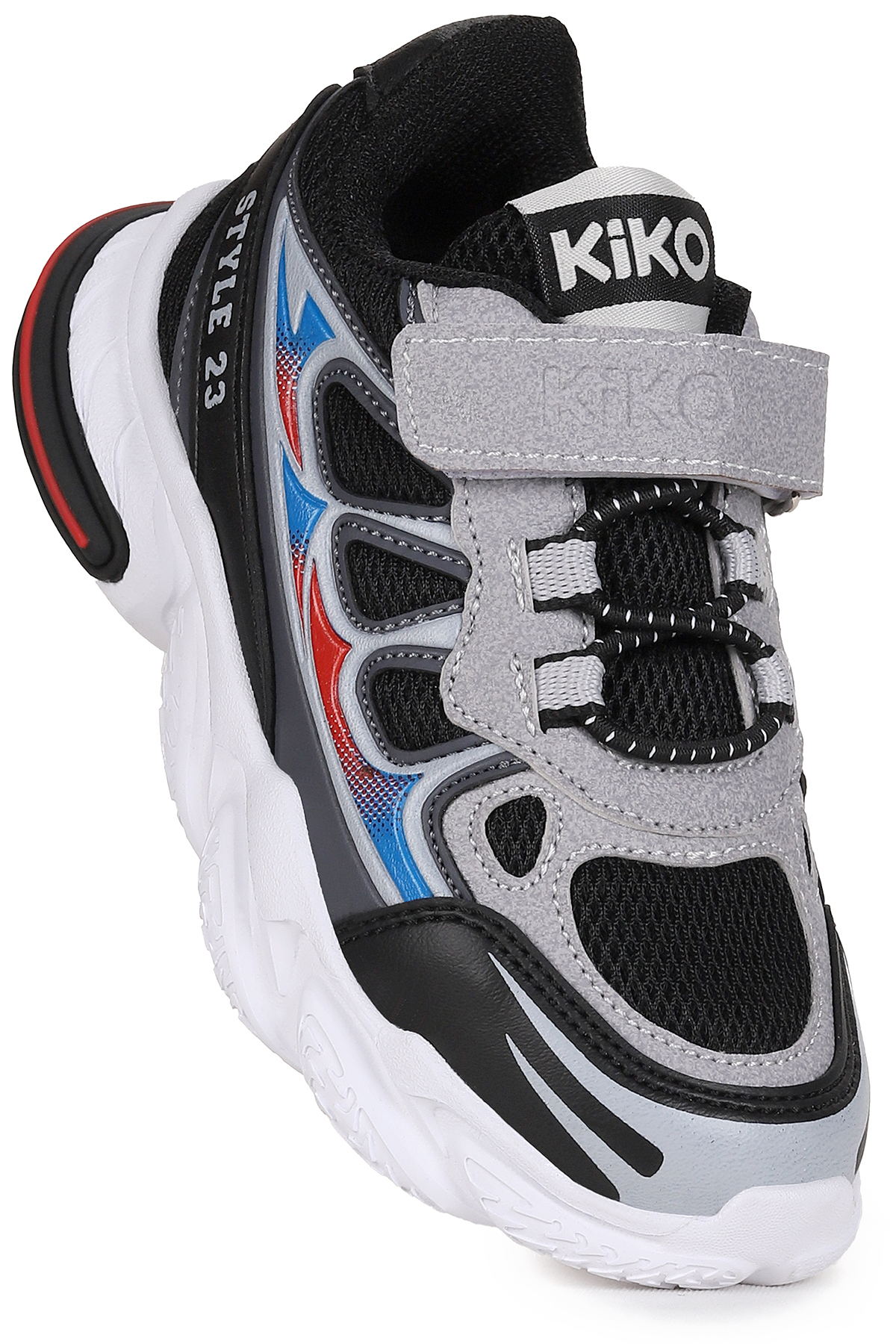 Kiko Kids Style Faylon Taban Günlük Cırtlı Erkek Çocuk Spor Ayakkabı