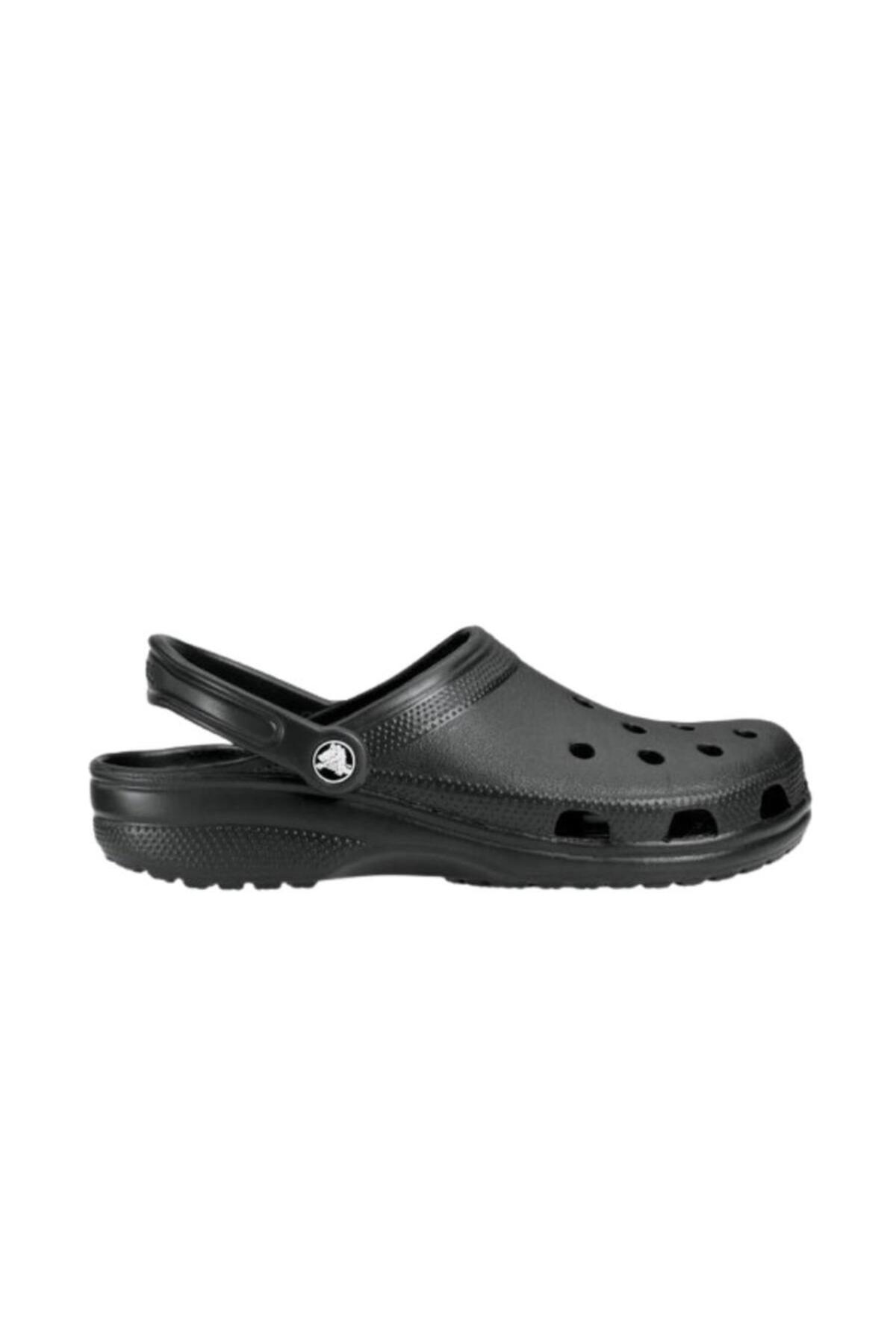 Crocs Klassische schwarze Unisex-Hausschuhe 10001-001