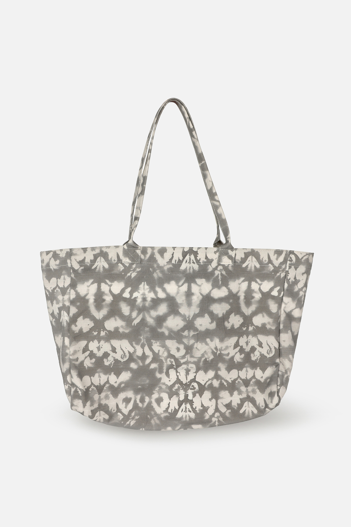 ICONE BAG Icone Gri Degrade Baskılı Kanvas Omuz Çantası, Gri Degrade Plaj Çantası, Plaj Çantası, Beach Bag görsel 8
