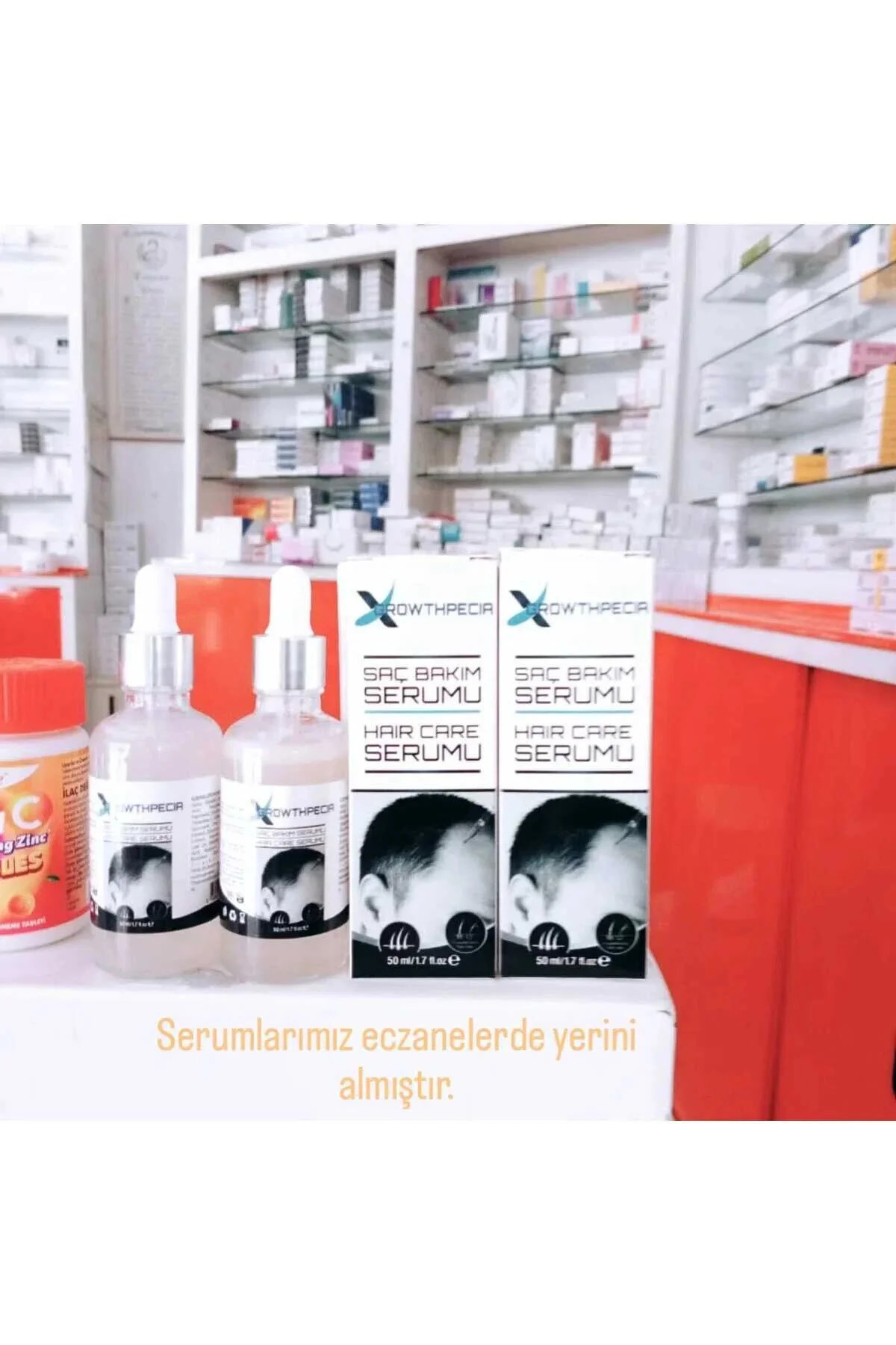 HAİRPECİA Saç Çıkarıcı ve Gürleştirici Serum - 50 mL (PRP etkili büyüme faktörleri ve Mezoterapi etkili vitamin Komplexi.) — X-GrowthPecia 50ml — تصویر 5 از 9