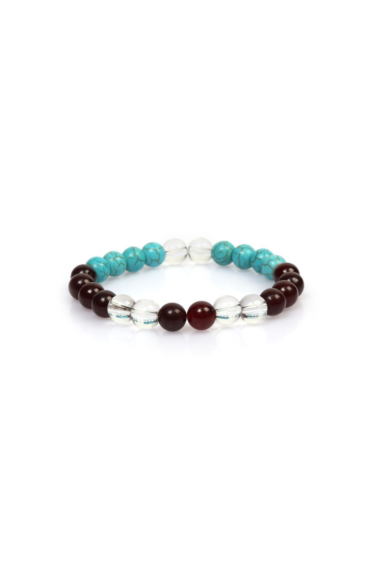 Certified Natural Stone Evil Eye Charm Bracelet |garnet-turquoise-crystal Quartz |souvenir Natural Stone