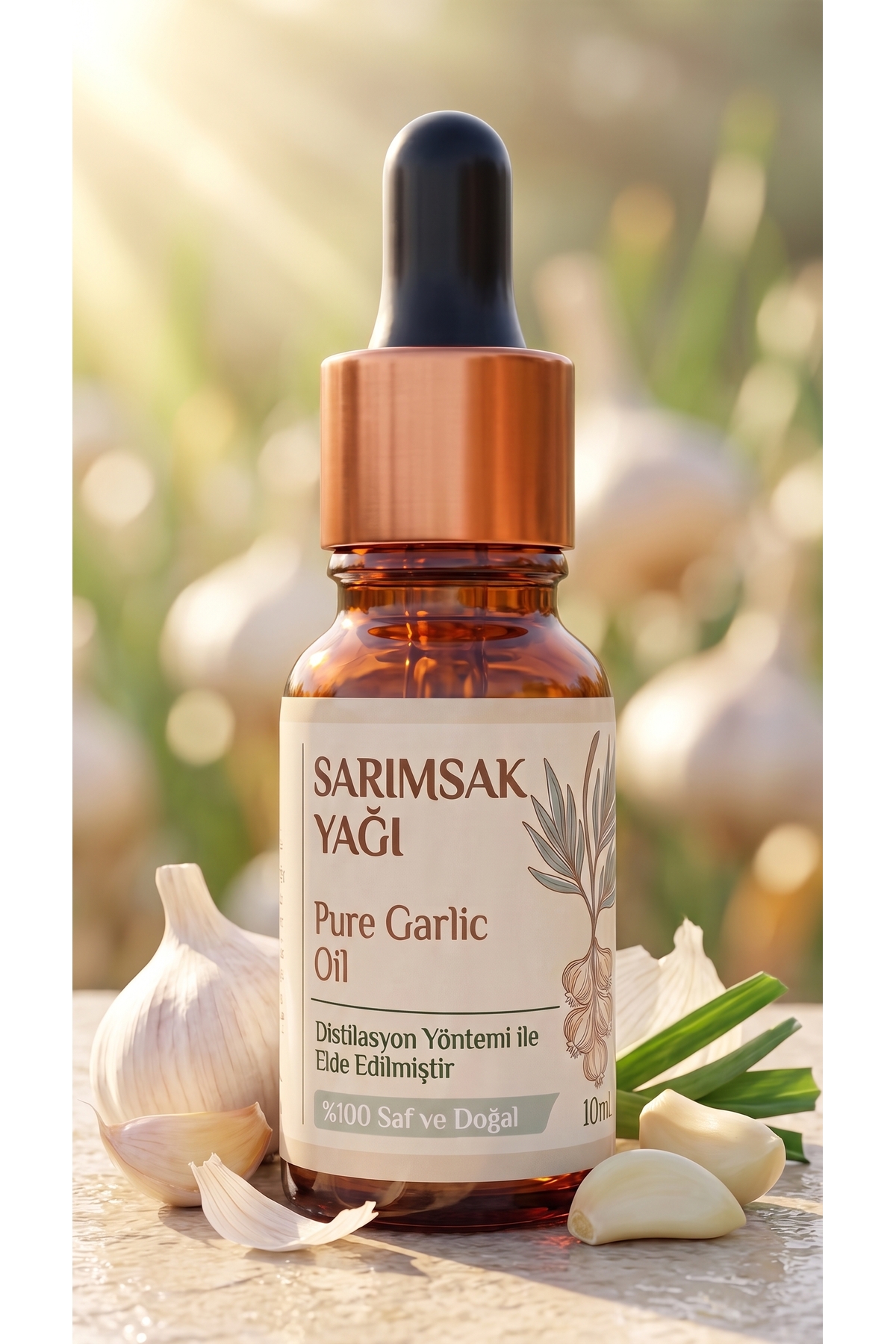 Sarımsak Uçucu Yağı 10 Ml / %100 Saf Ve Doğal / Garlic Oil — A1-Sarımska-yag-10 — تصویر 2 از 8