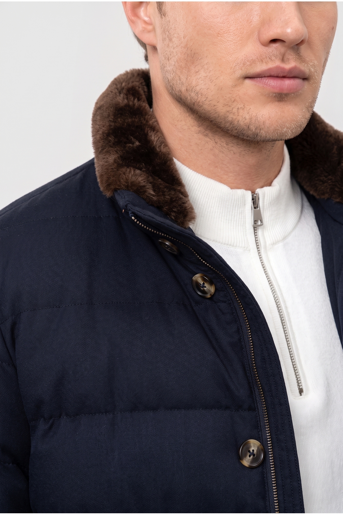 Ds Damat Regular Fit Lacivert Düz Mont — سرمه‌ای 5HC071521010M — تصویر 2 از 7