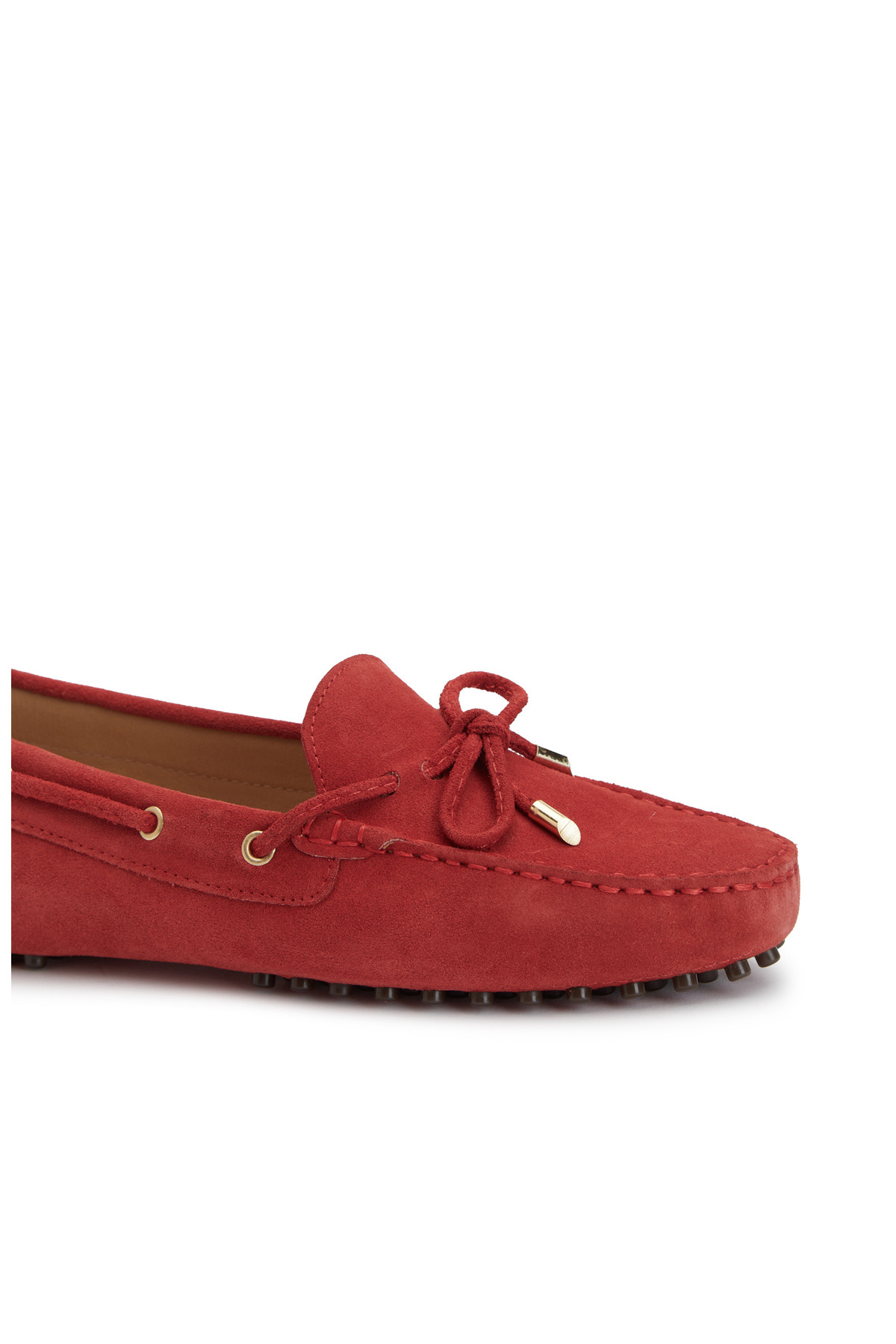 Network Kırmızı Kadın Süet Loafer görsel 6