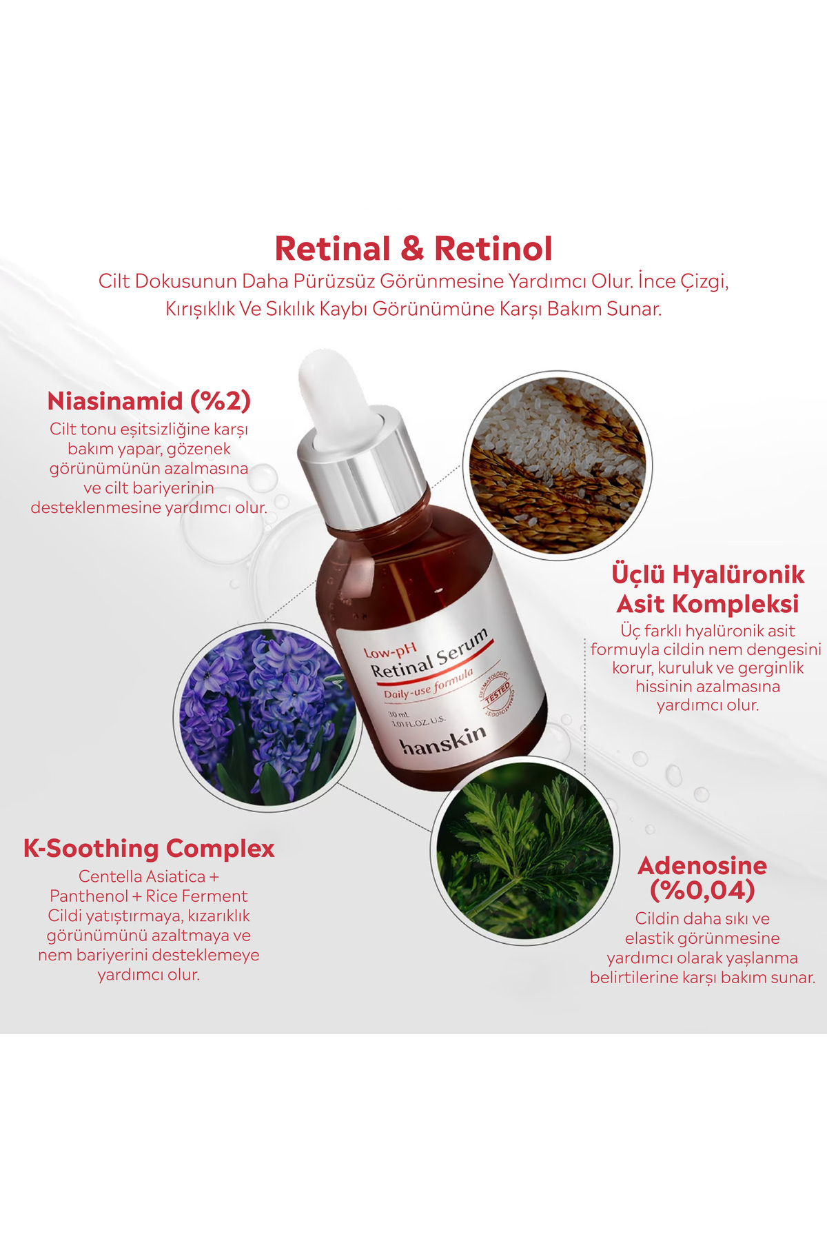 سرم روزانه ضد پیری شبکیه با pH پایین برای پوست حساس ۳۰ میلی لیتر — hsretinal — تصویر 4 از 8