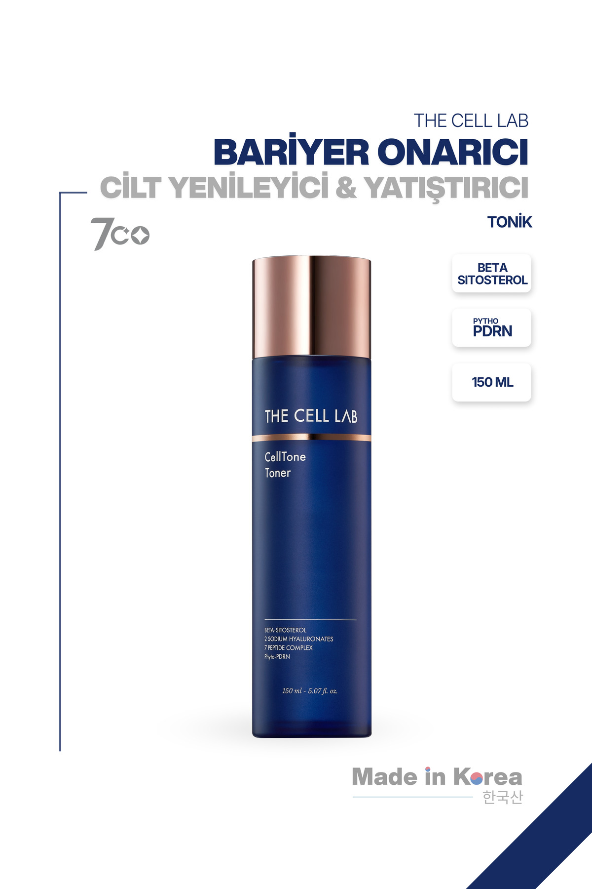Liposomal Teknolojili | PDRN | Bariyer Onarıcı & Nemlendirici Yüz Toniği 150ml — 8809896480352