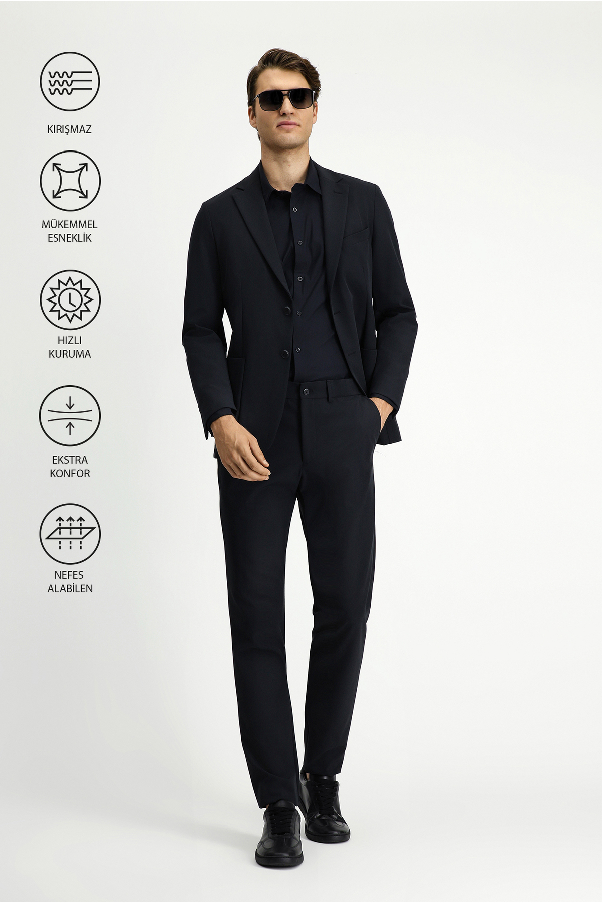 Kiğılı Techno-Line Super Slim Fit Extra Slim Fit Classic Suit