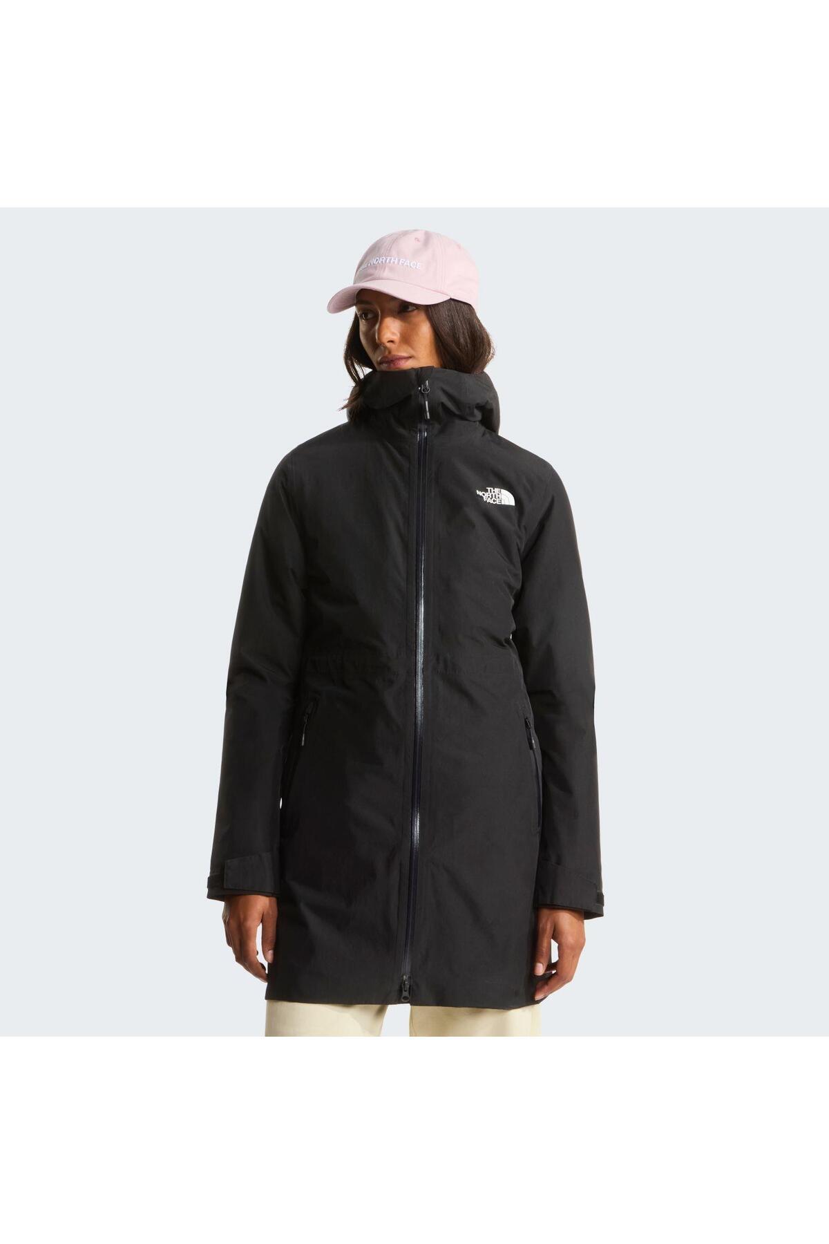 THE NORTH FACE W DRYVENT HIKESTELLER PARKA Kadın Ceket NF0A8G6ZJK31 Siyah-L görsel 2