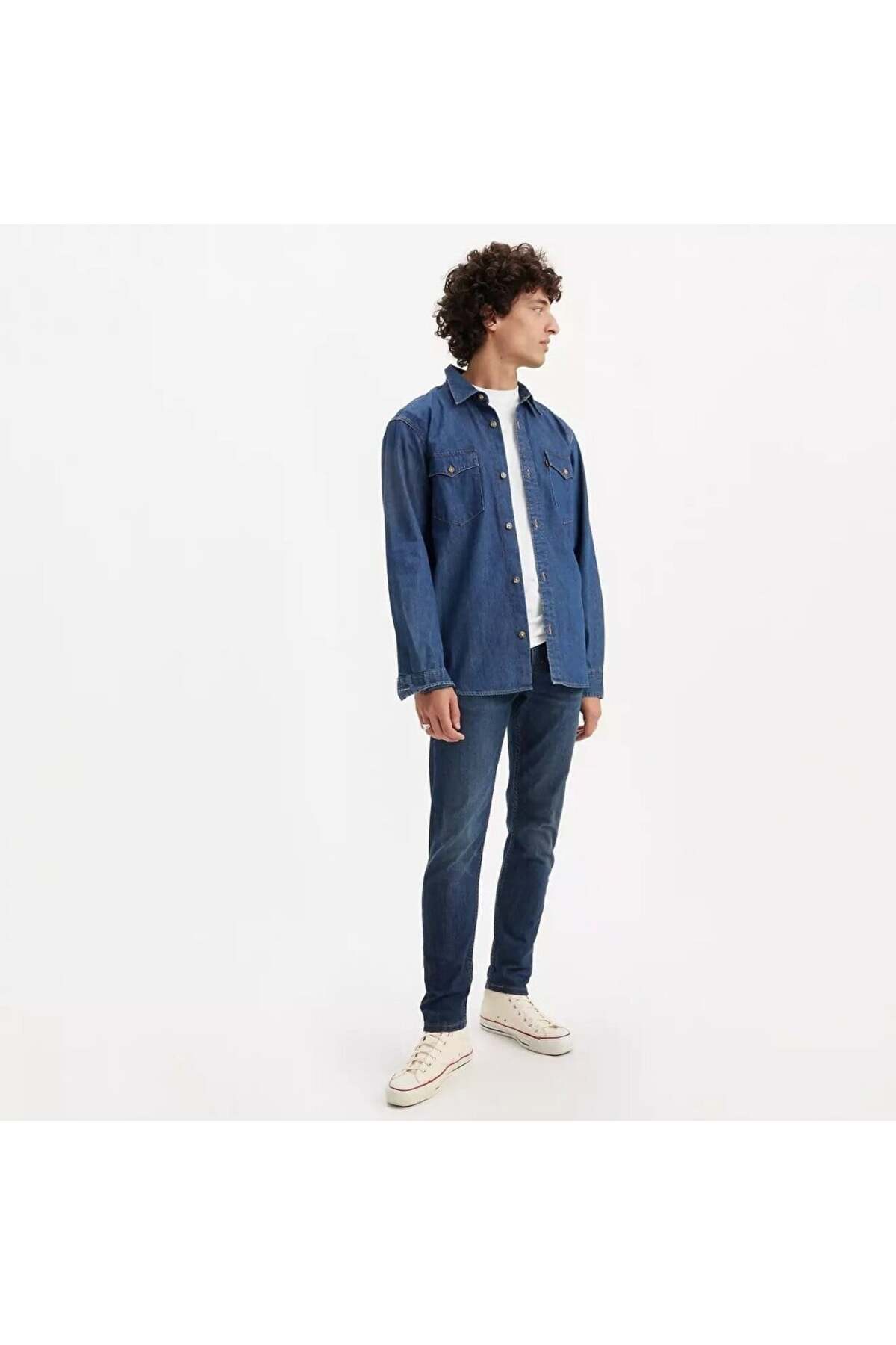 شلوار جین آبی مردانه LSE 512 باریک، مدل A2087-0038 لیوایز شلوار جین Levi's