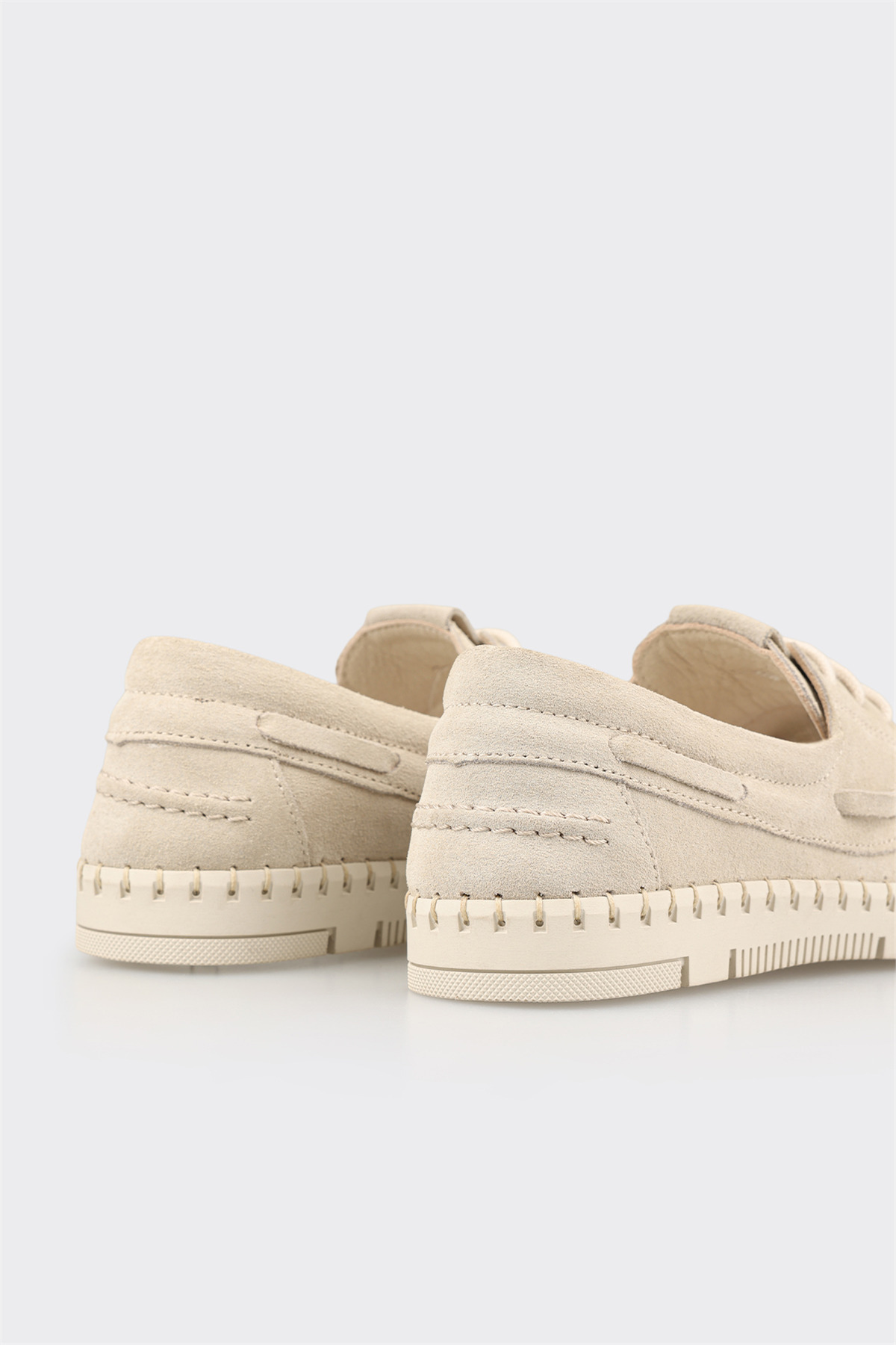 Elle Shoes Bej Deri Kadın Günlük Ayakkabı görsel 5