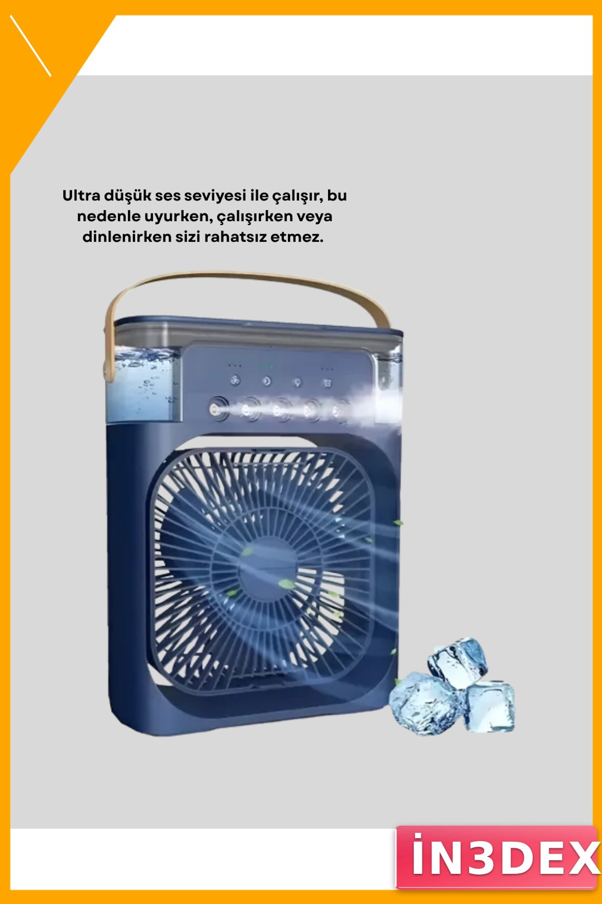 Sessiz Turbo Fan Güçlü Hava Akışlı Masaüstü Vantilatör