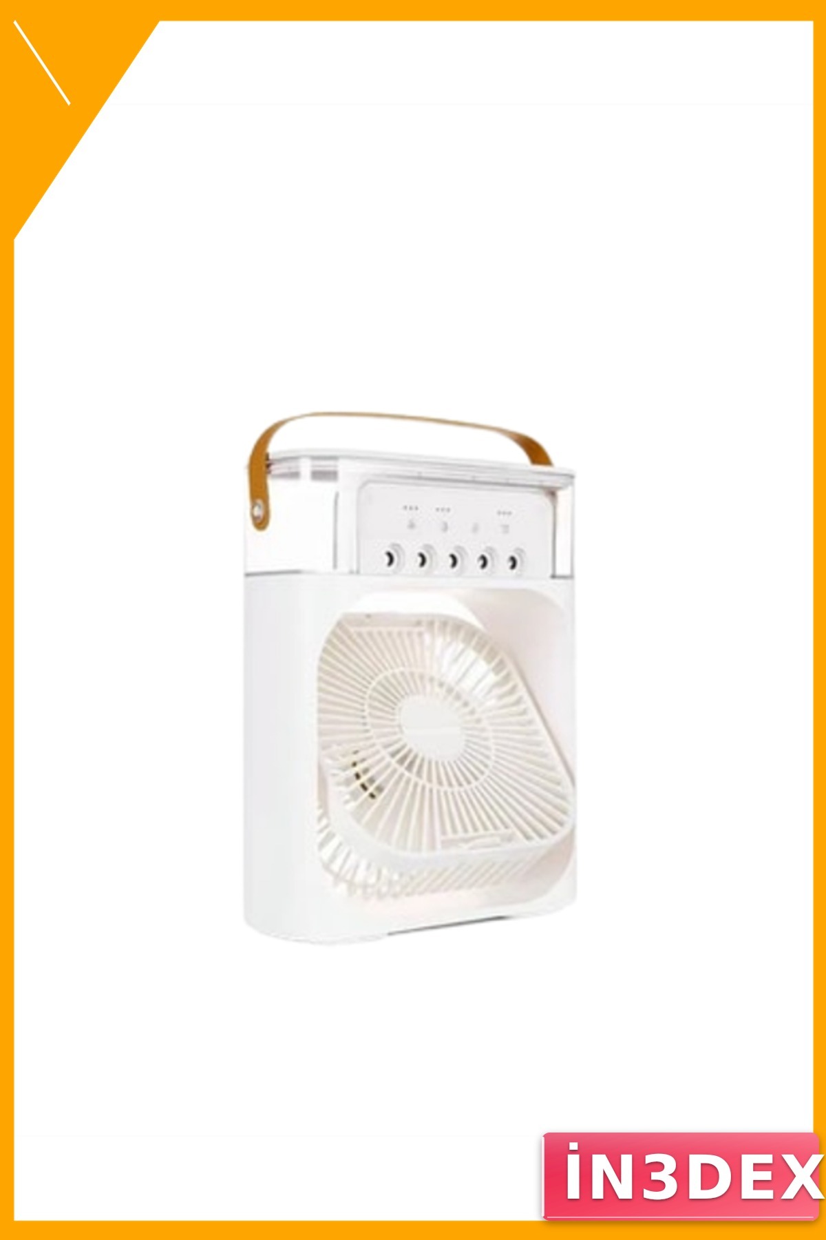 3'ü 1 Arada Mini Fan Nemlendirici Soğutucu Gece Lambası Taşınabilir