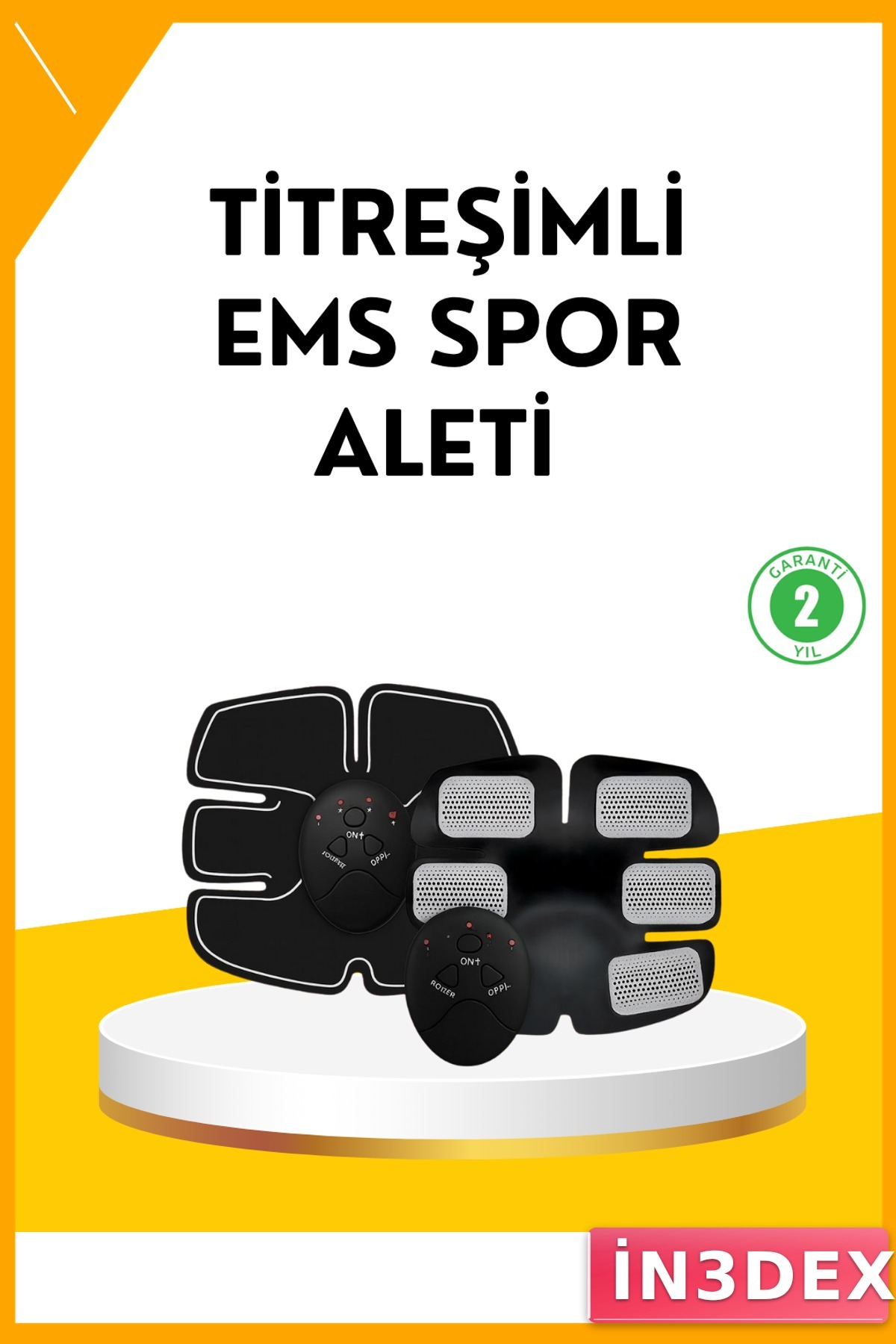 EMS Titreşimli vücut Çalıştırma Cihazı 6 Mod Evde Spor Aleti