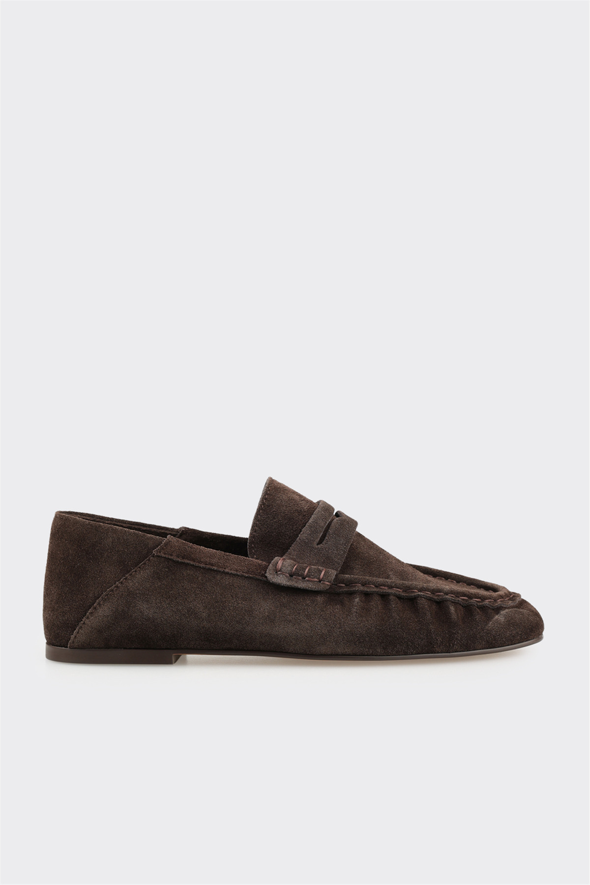 Elle Shoes Kahve Deri Kadın Günlük Ayakkabı
