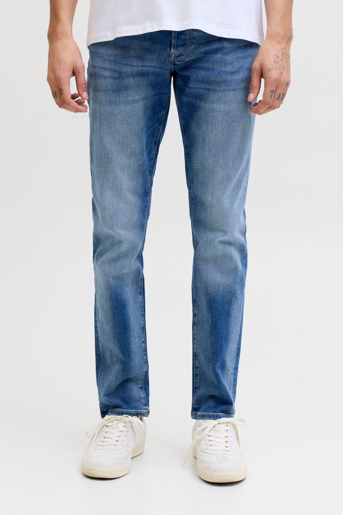 شلوار جین مردانه کمر باریک - گلن جک اند جونز شلوار جین Jack & Jones