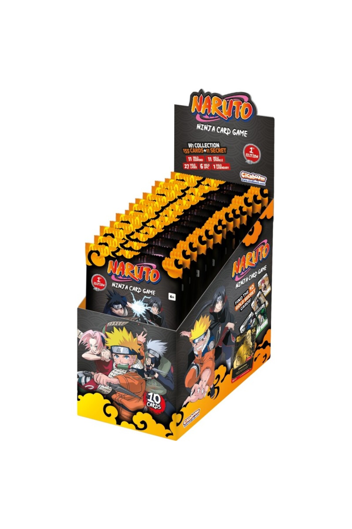 NARUTO Konoha Shido FIRST EDITION SET BOOSTER BOX - İngilizce
