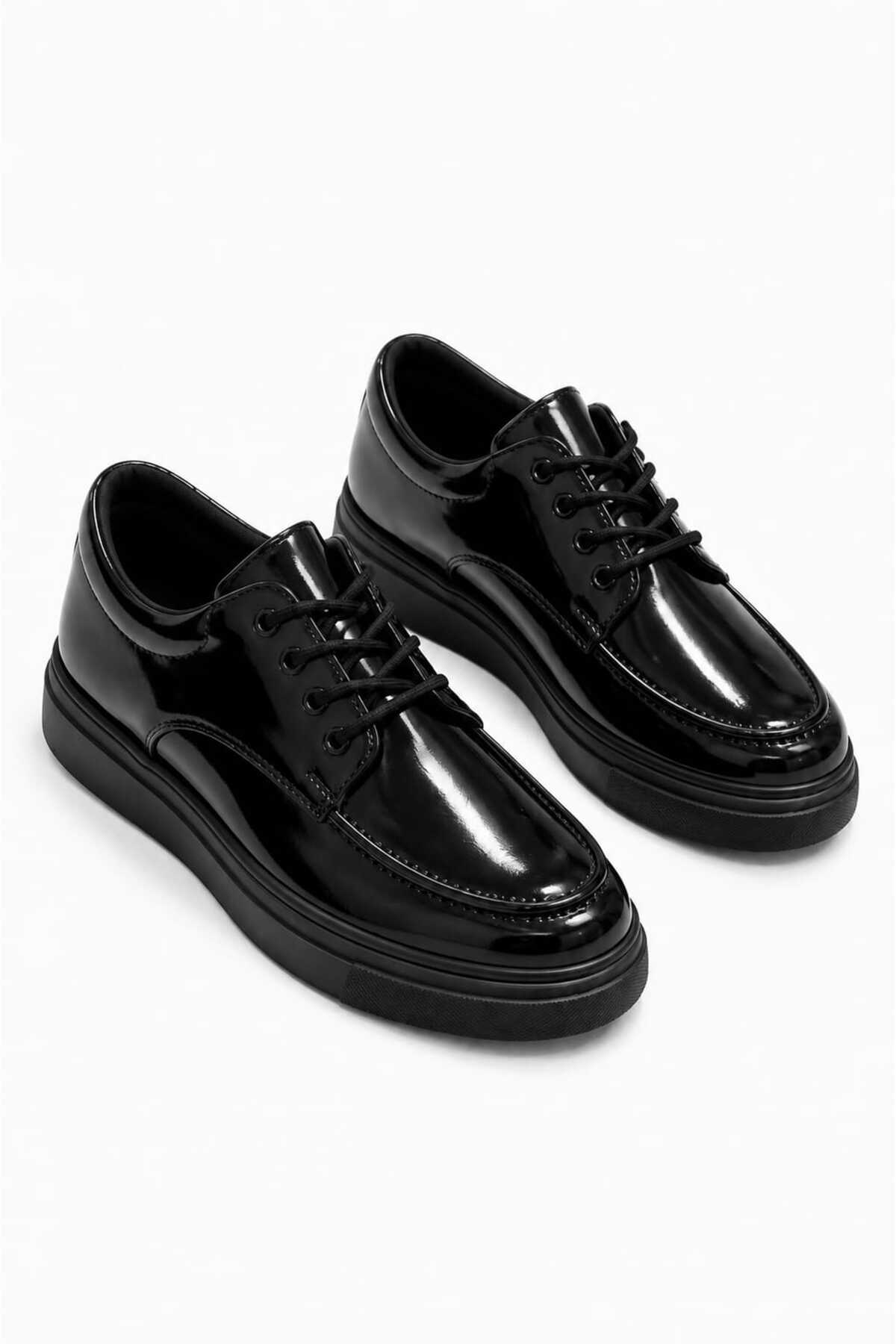 YG-X5 Men's Casual Lace-Up Spring Sports Classic Shoes RST-BLACK