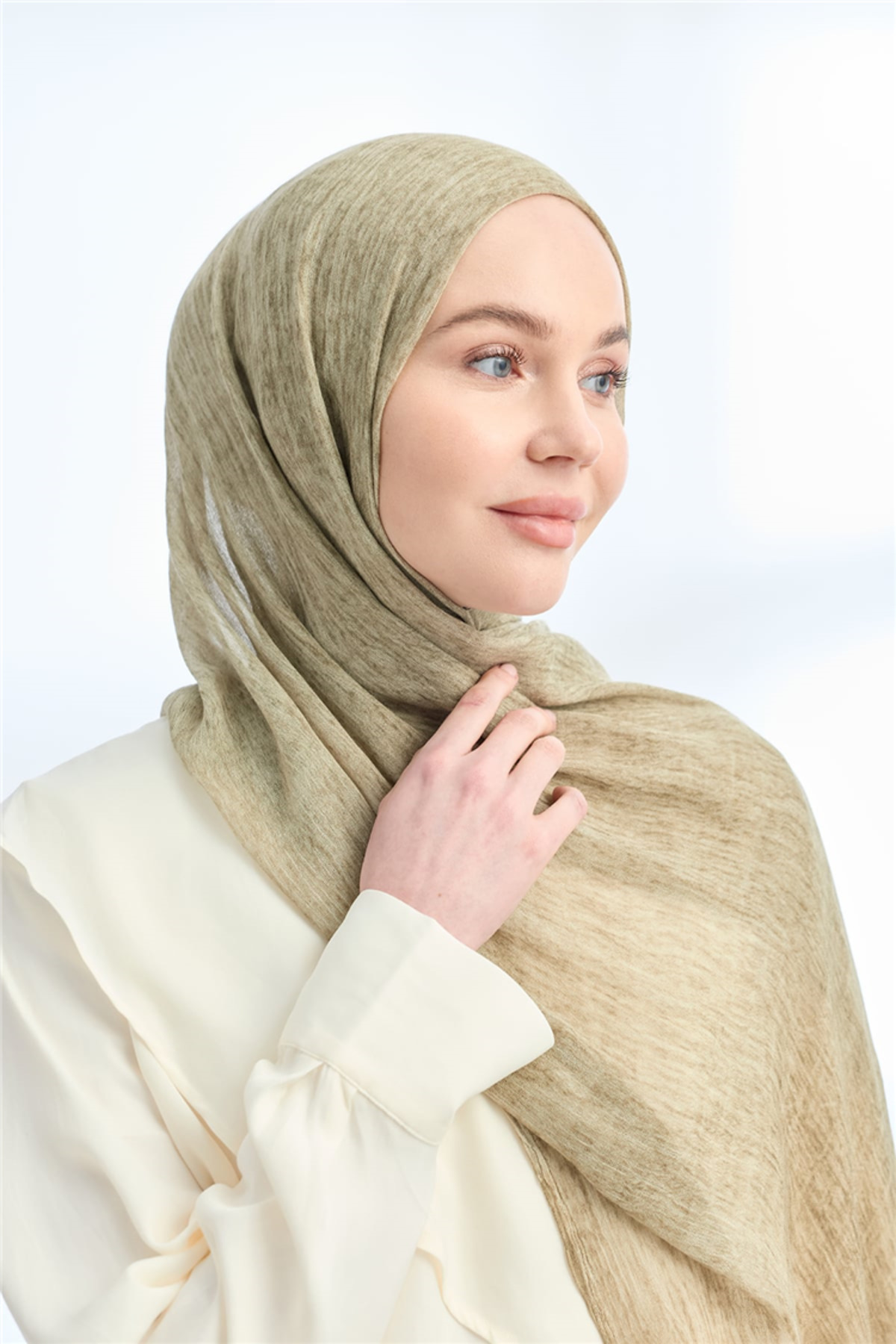 ARMANDA Soft Viscon Şal 3601-802 Pastel Yeşil