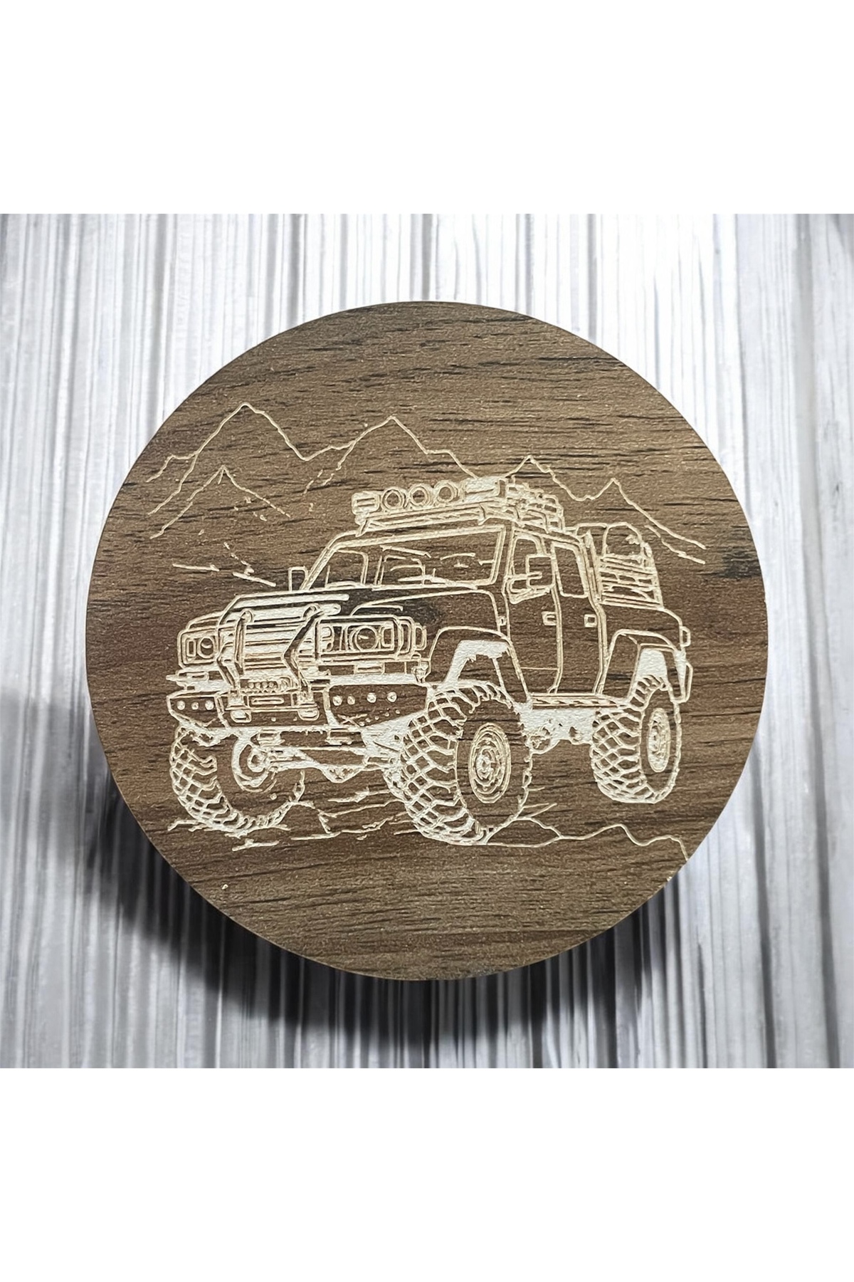 6 Lı Mdf Bardak Altlığı Dekoratif ECCECA1040 - Görsel 4
