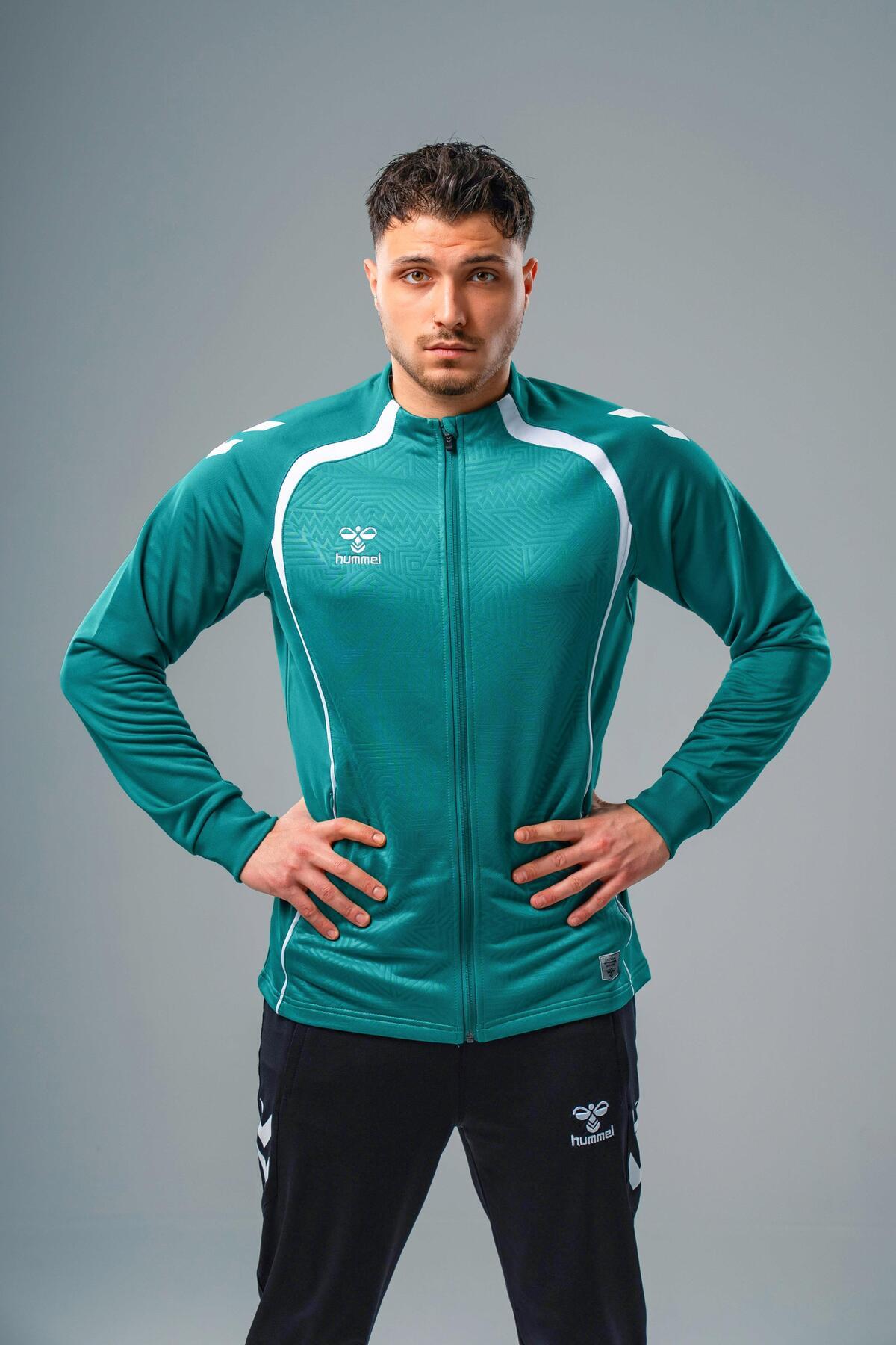 تاپ ورزشی تارگت کمپ، سبز هامل ست لباس و شلوار ورزشی hummel